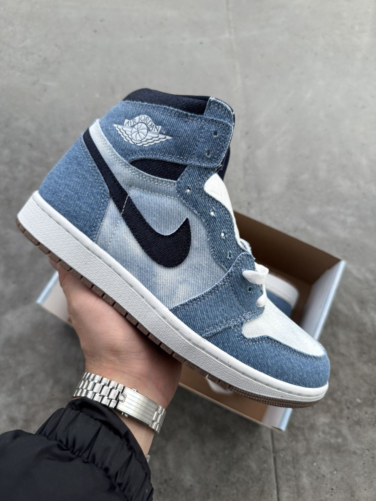 Jordan Brand × Nike Jordan 1 high og Denim Size US 9 / EU 42 - 2 Thumbnail