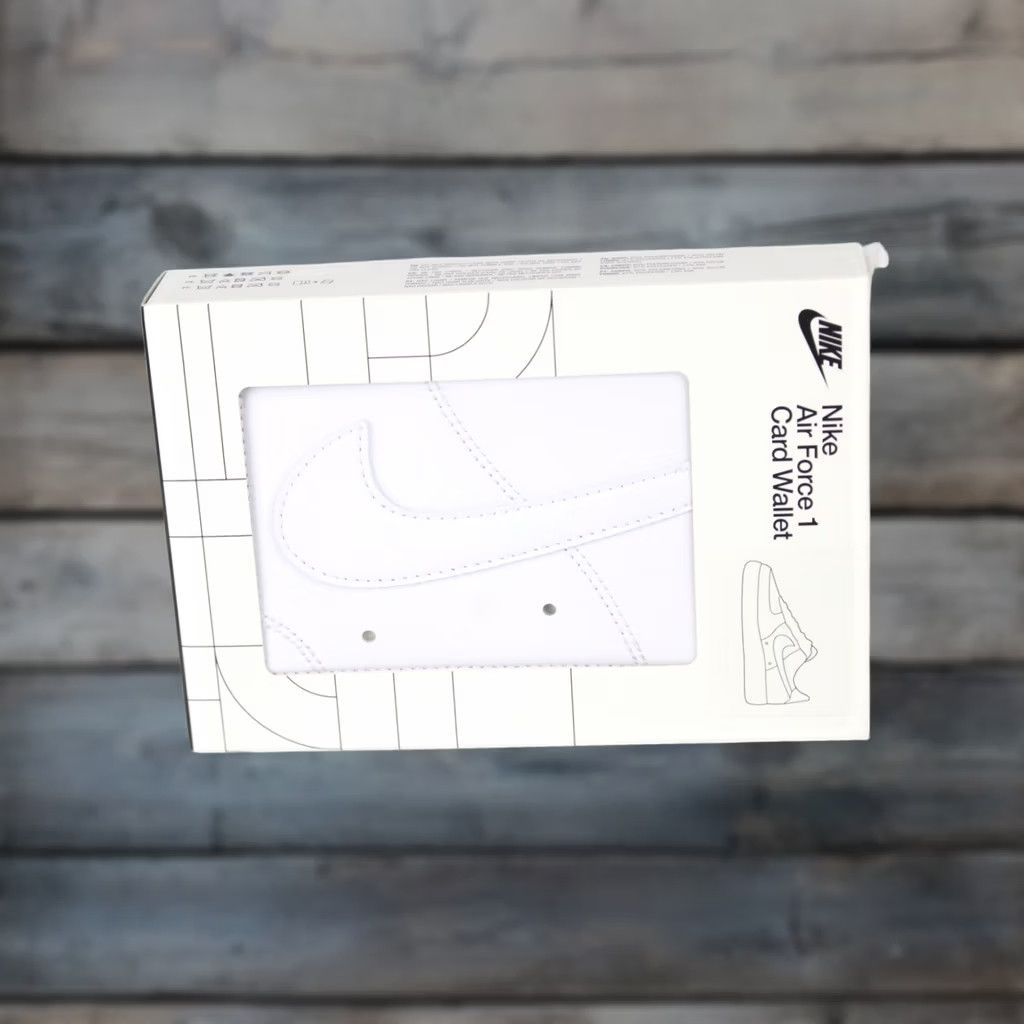Nike Nike Air Force 1 Card Wallet Iconic 1982 All White - Nike Card Wallet Mens 3 Card Slots 1 Sleeve 4.5" x 3.25" Short Sleeve? Size ONE SIZE - 1 Thumbnail