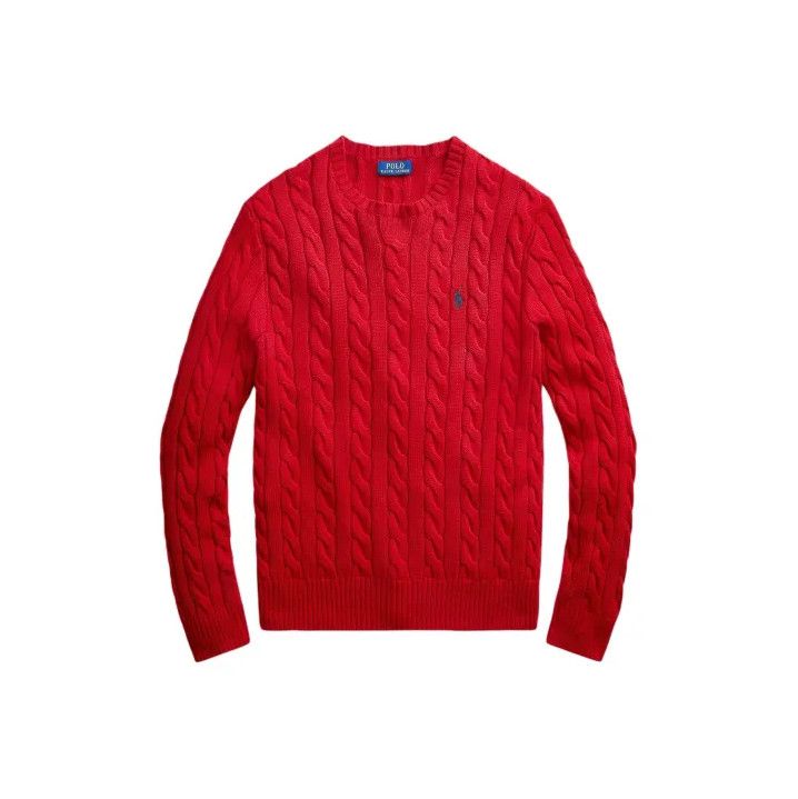 Polo Ralph Lauren Polo Ralph Lauren Cable Knit Logo Embroidery Sweater Size US L / EU 52-54 / 3 - 1 Thumbnail