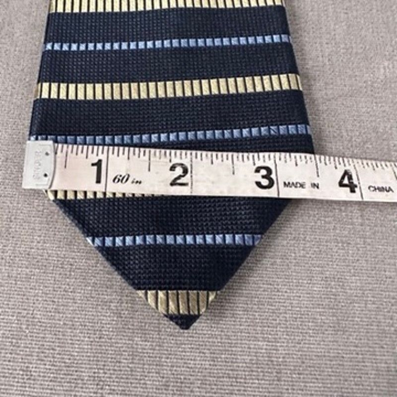 Tommy Hilfiger Tommy Hilfiger navy horizontal stripe silk tie Size ONE SIZE - 4 Thumbnail