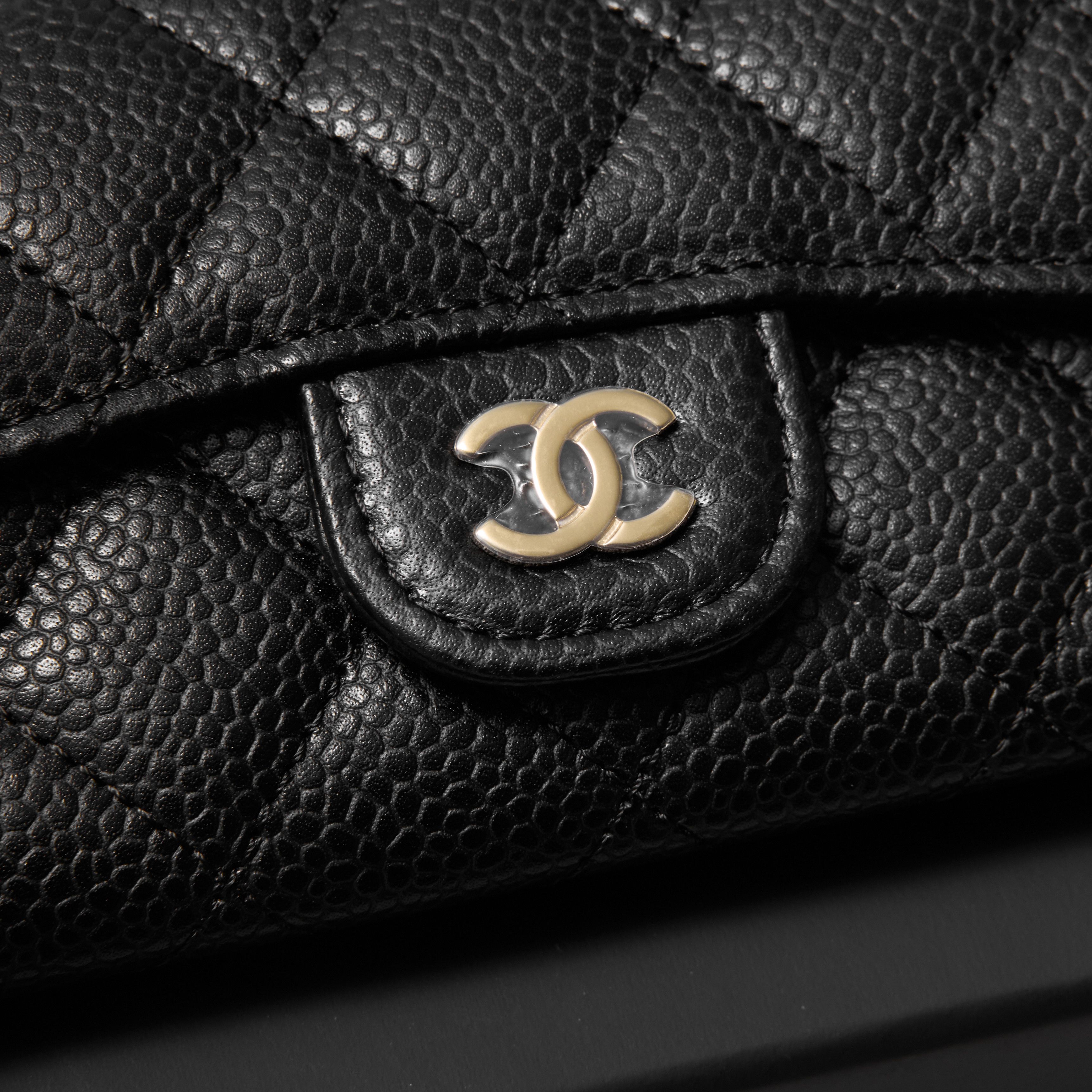 Chanel CHANEL Flap Card Hold Veau Graine/MJP Noir Size ONE SIZE - 3 Thumbnail