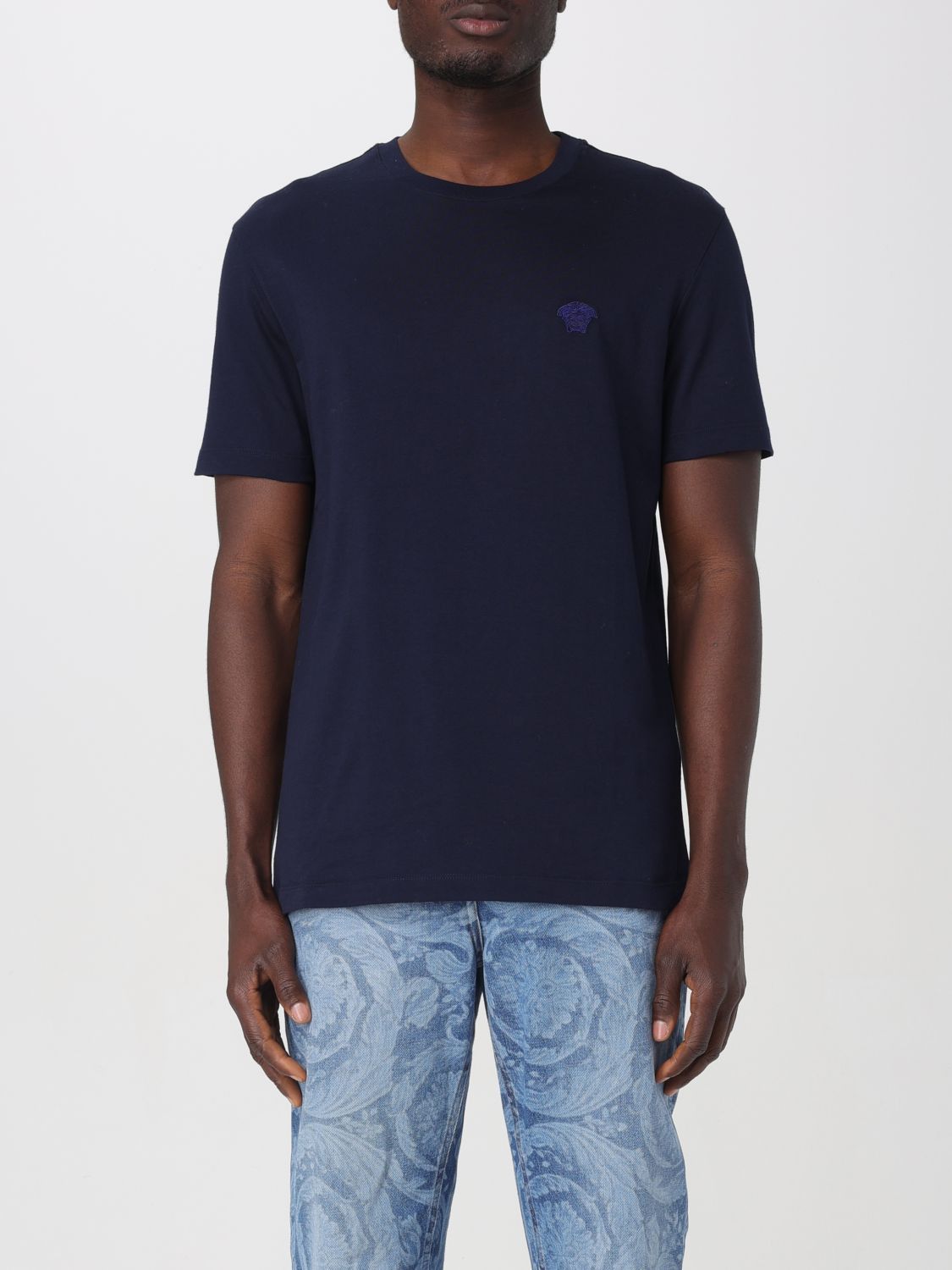 Image of Versace T-Shirt Men Blue (Size XS)