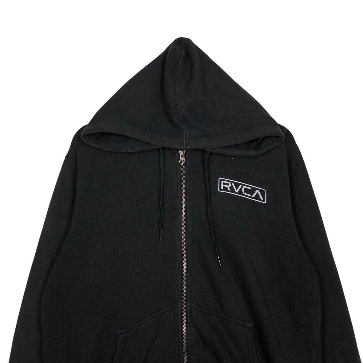 Japanese Brand 📌Vintage Hoodie Zipper Sweater Rvca Big Logo Spell Out Size US S / EU 44-46 / 1 - 5 Thumbnail