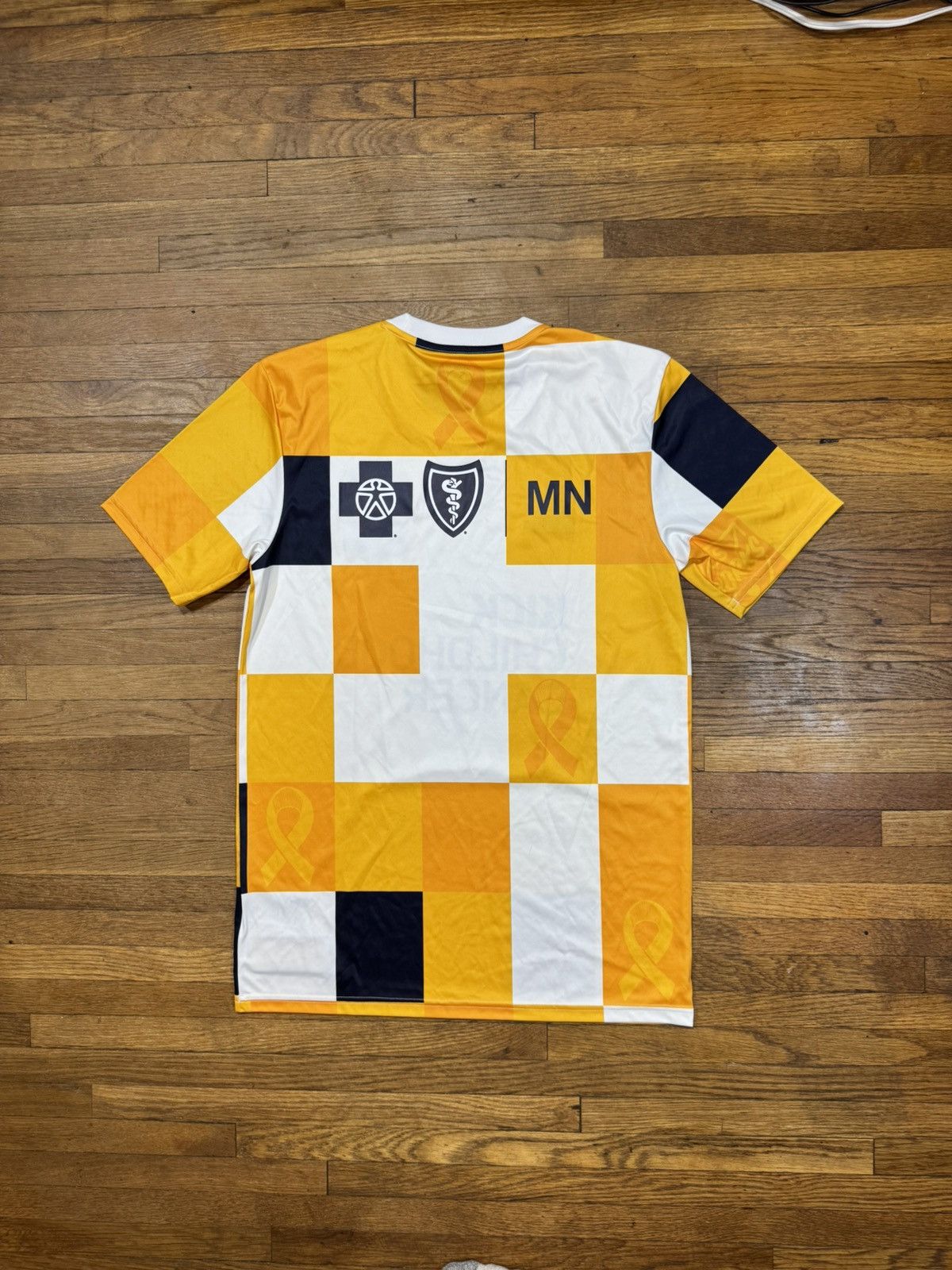 Adidas Adidas Minnesota FC Kick Childhood Cancer Mens Soccer Jersey Size US S / EU 44-46 / 1 - 3 Thumbnail