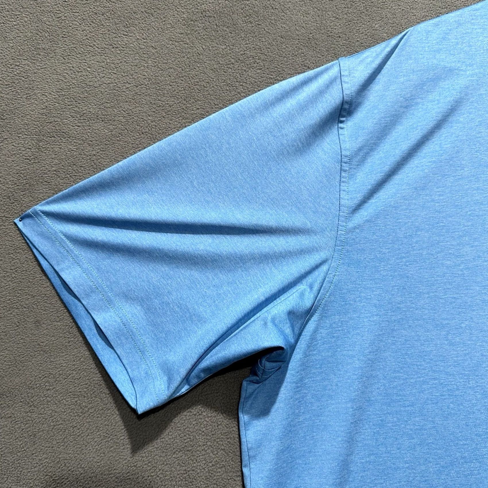 Peter Millar Peter Millar Summer Comfort Shirt Men 2XL Heathered Blue Golf Polo Stretch EUC Size US XXL / EU 58 / 5 - 6 Thumbnail