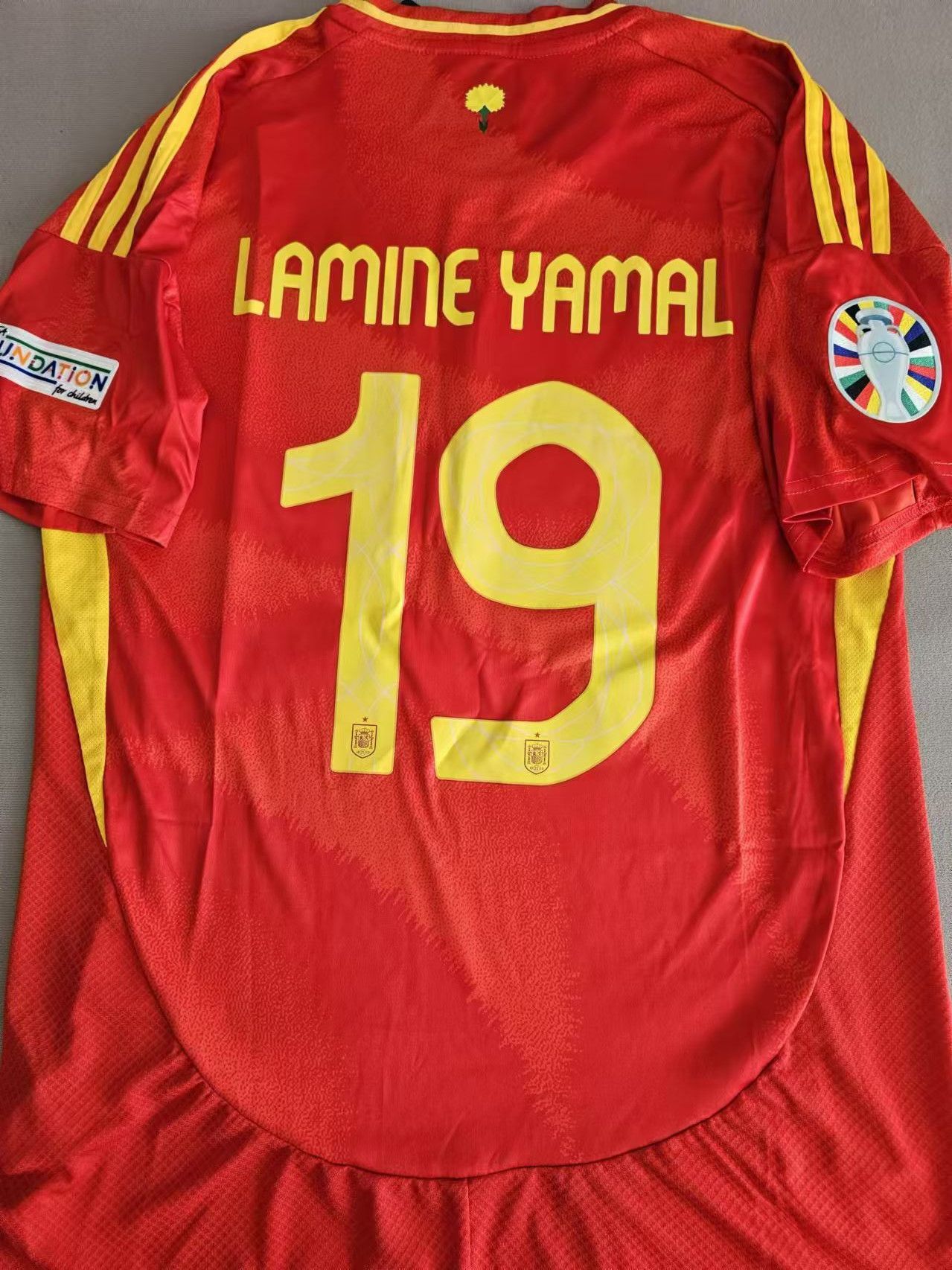 World Cup Spain #19 Lamine Yamal Jersey