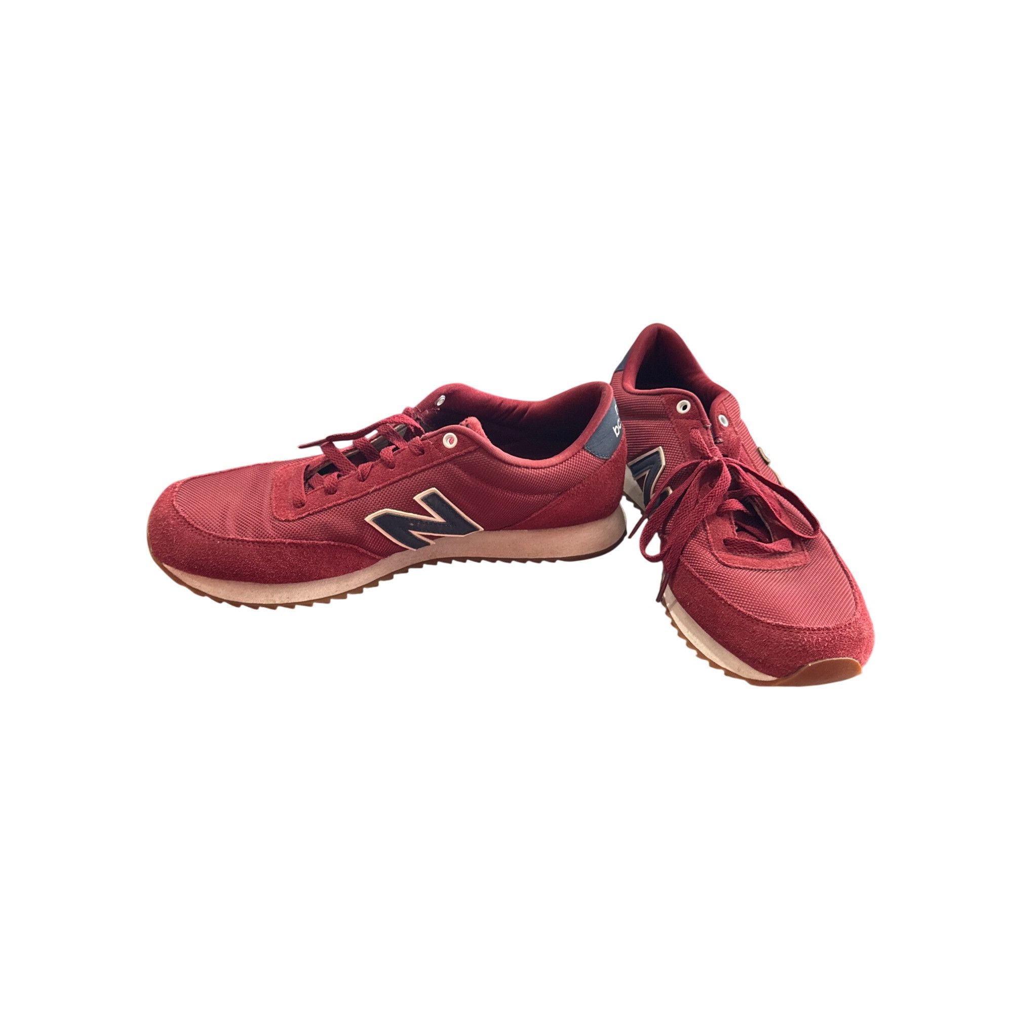 New Balance New Balance 501 mens red leather canvas sneakers Size 11D SK Size US 11 / EU 44 - 2 Thumbnail