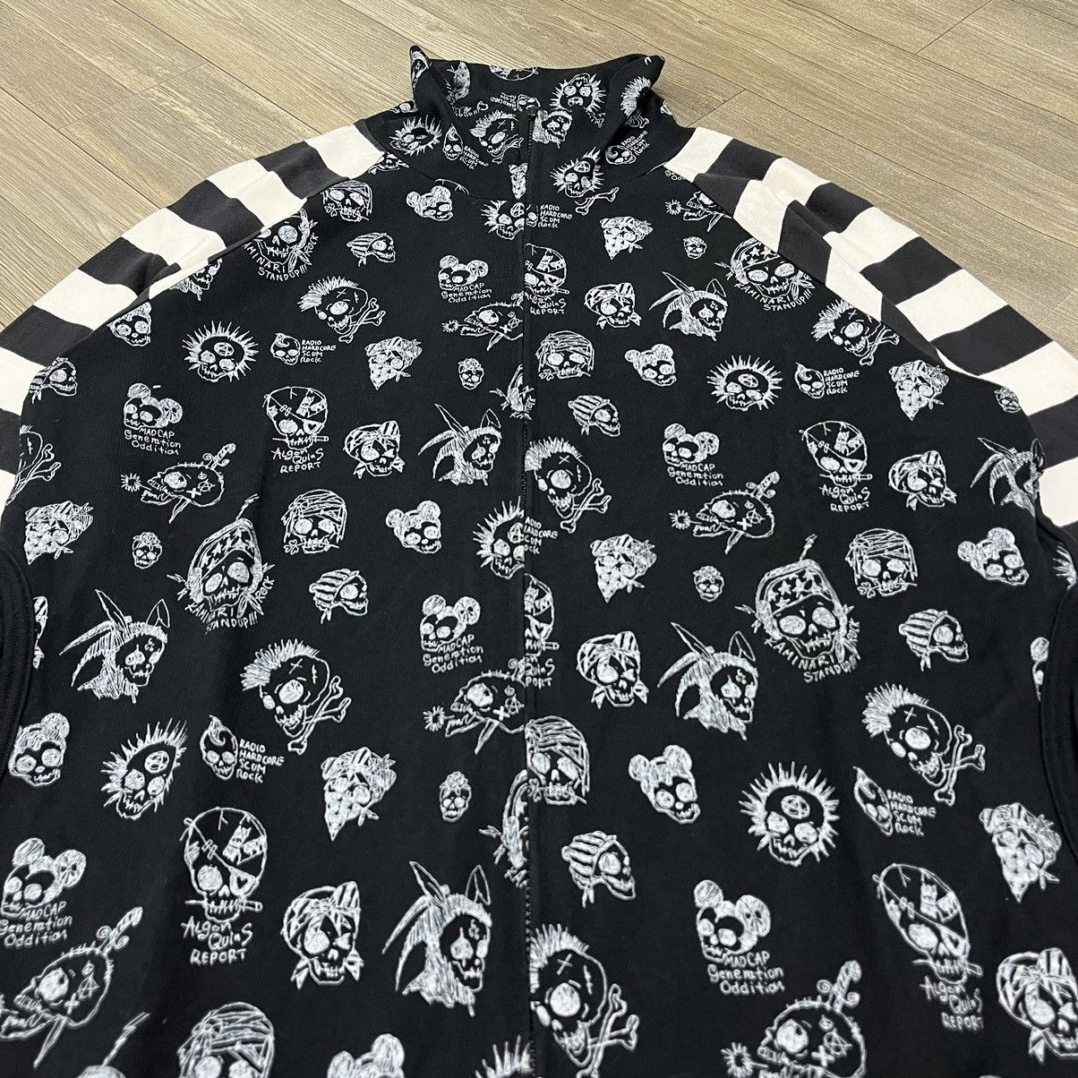 14th Addiction × If Six Was Nine × Le Grande Bleu (L.G.B.) Algonquins Punk Gothic Skulls LGB Style Jacket Ifsixwasnine Size US M / EU 48-50 / 2 - 3 Thumbnail