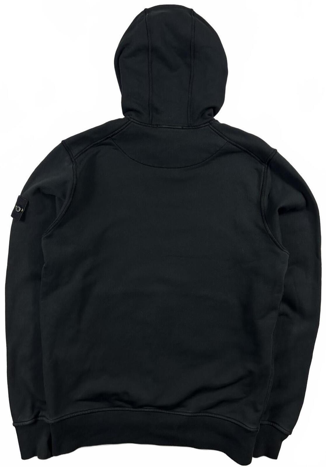 Stone Island Stone Island Cotton Pullover Hoodie Black Medium Size US M / EU 48-50 / 2 - 4 Thumbnail