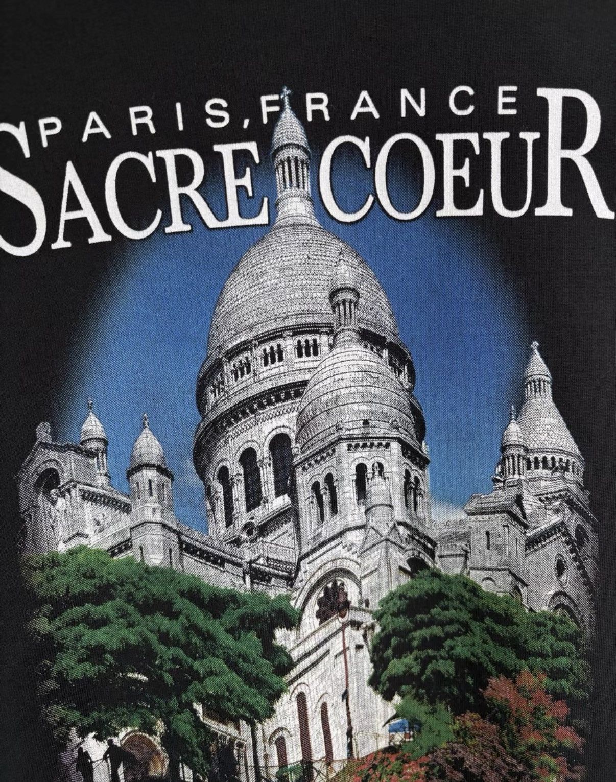 Balenciaga BALENCIAGA Notre Dame Castle Print Hoodie K1 Size US M / EU 48-50 / 2 - 3 Thumbnail
