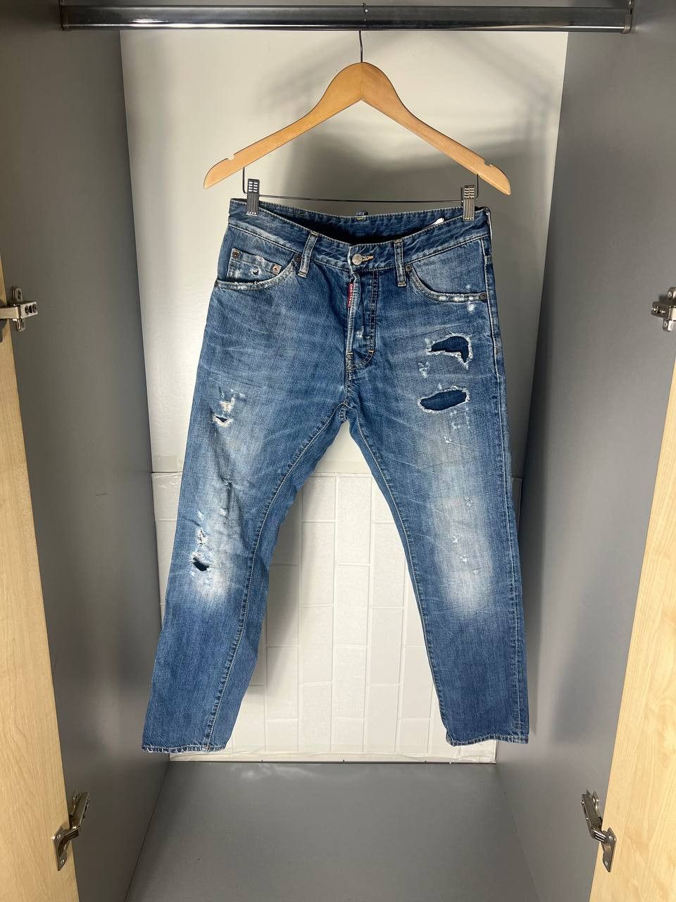 Dsquared2 VINTAGE DSQUARED2 DENIM ITALIAN DESIGNER JEANS JAPANESE Y2K Size US 34 / EU 50 - 1 Thumbnail