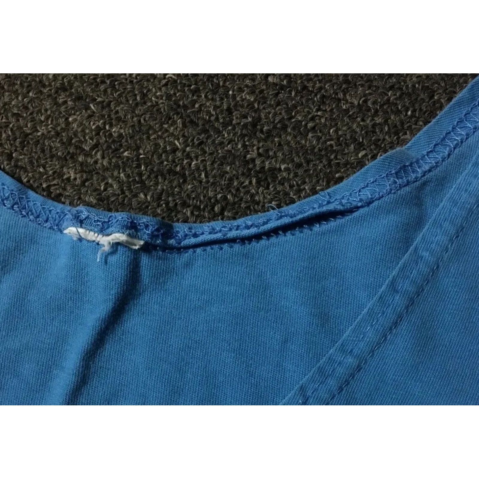 Nike Nike Tank Top S M USA Swoosh 80s 90s Vintage Grunge Hip Hop Just Do It Blue Sleeveless T-Shirt Men Size US S / EU 44-46 / 1 - 6 Thumbnail