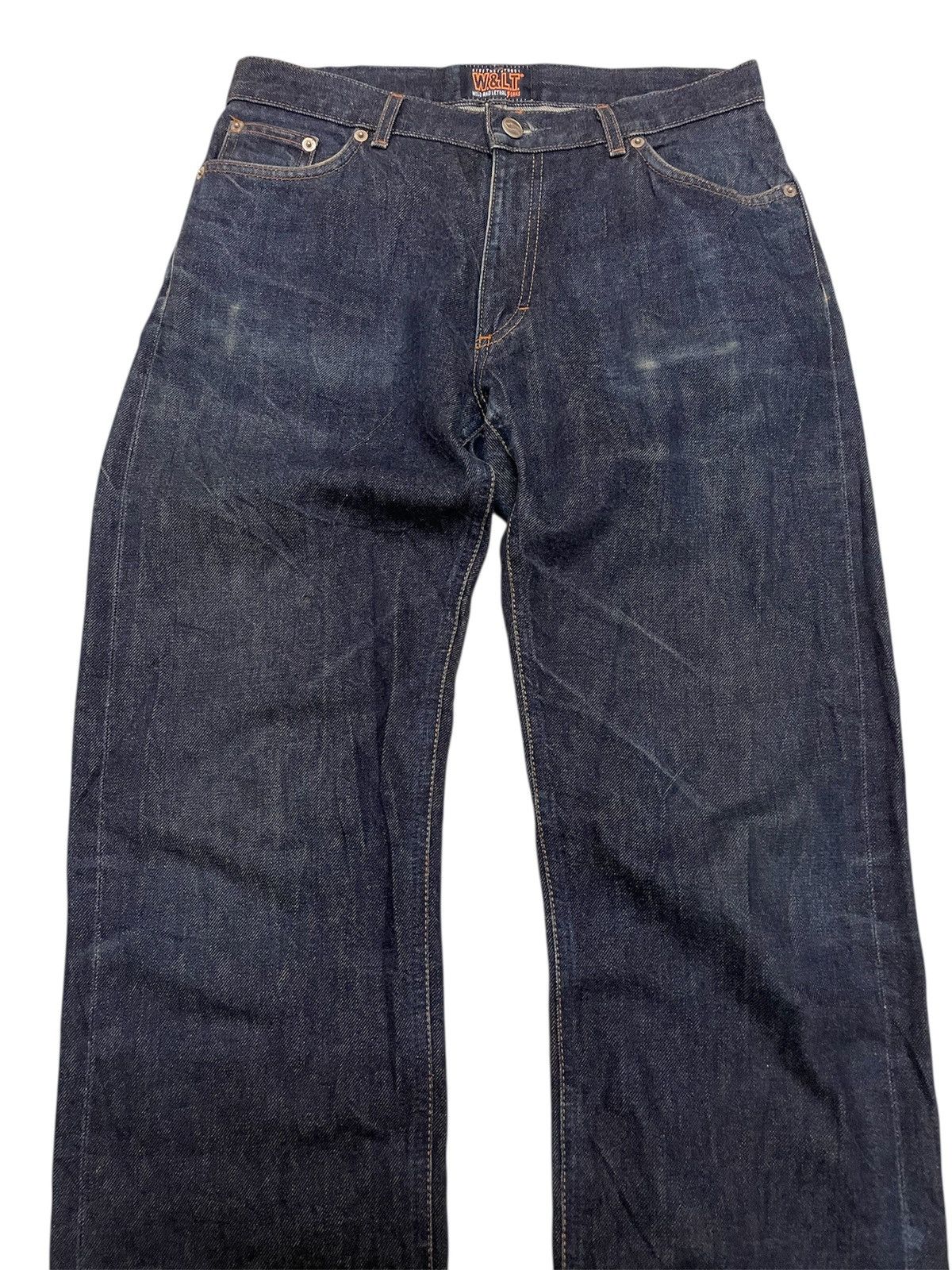 Walter Van Beirendonck Vtg W&LT Wild & Lethal Trash Extra Length Selvedge Jeans Size US 31 - 2 Thumbnail