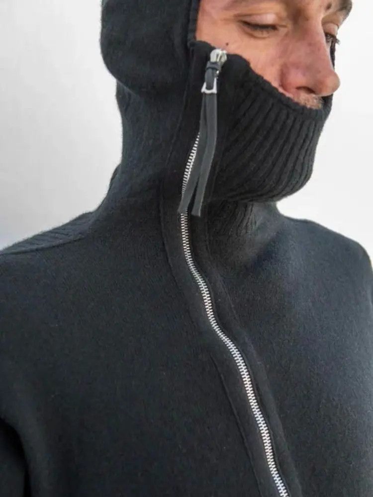 11 By Boris Bidjan Saberi One Size BBS Knitwear Seamless 3D Ninja Hoodie-2507 Size US M / EU 48-50 / 2 - 7 Thumbnail