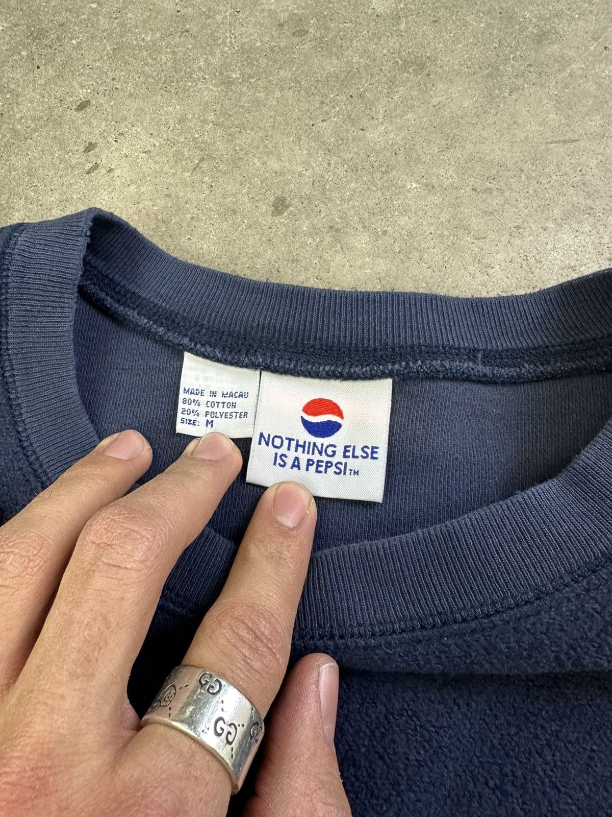 Pepsi × Vintage 90s Vintage Oversized Crewneck Pepsi Embroidered Logo Boxy Size US L / EU 52-54 / 3 - 3 Thumbnail