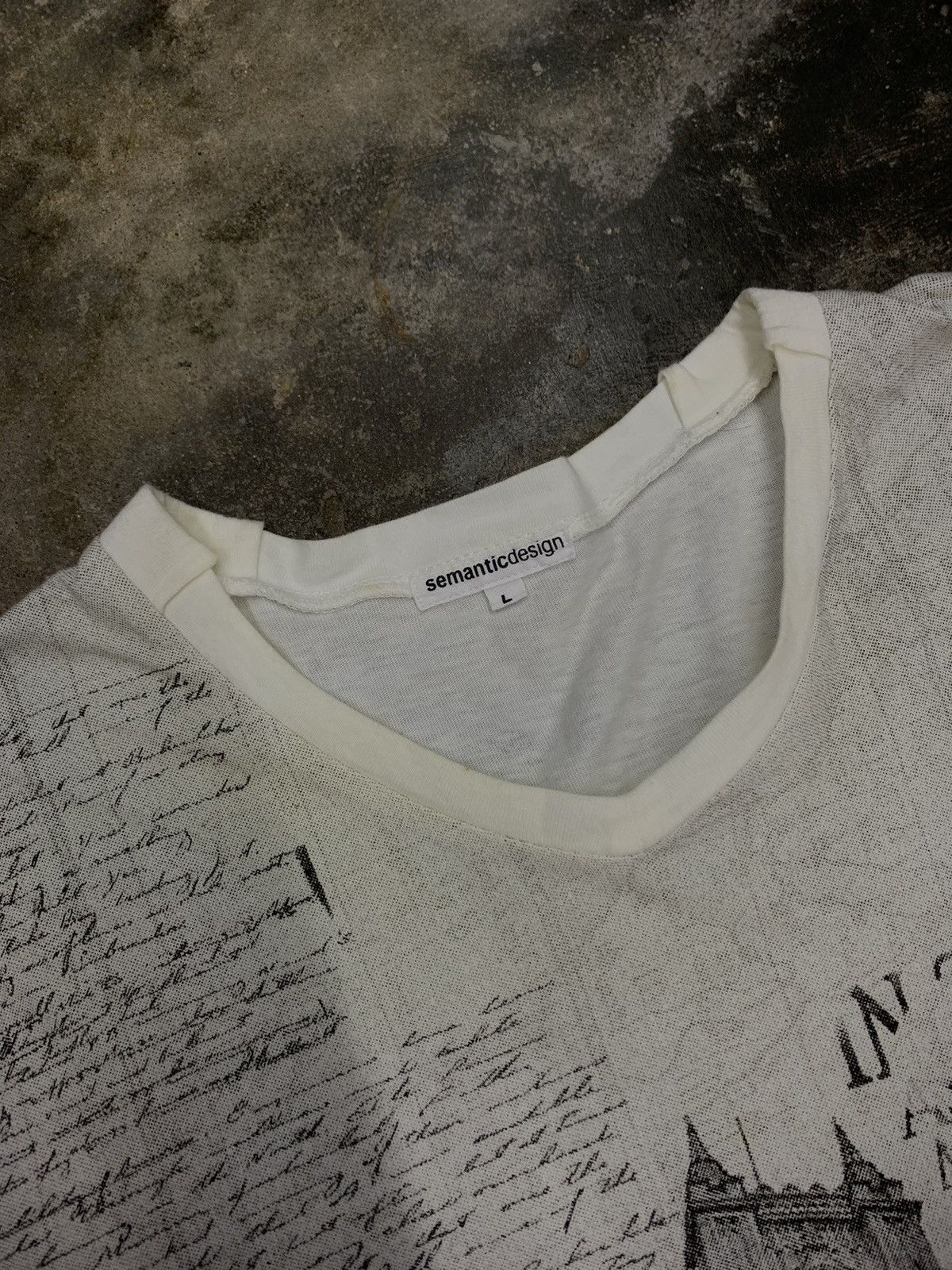 Japanese Brand Japanese brand Semantic poem t-shirt Size US L / EU 52-54 / 3 - 4 Thumbnail
