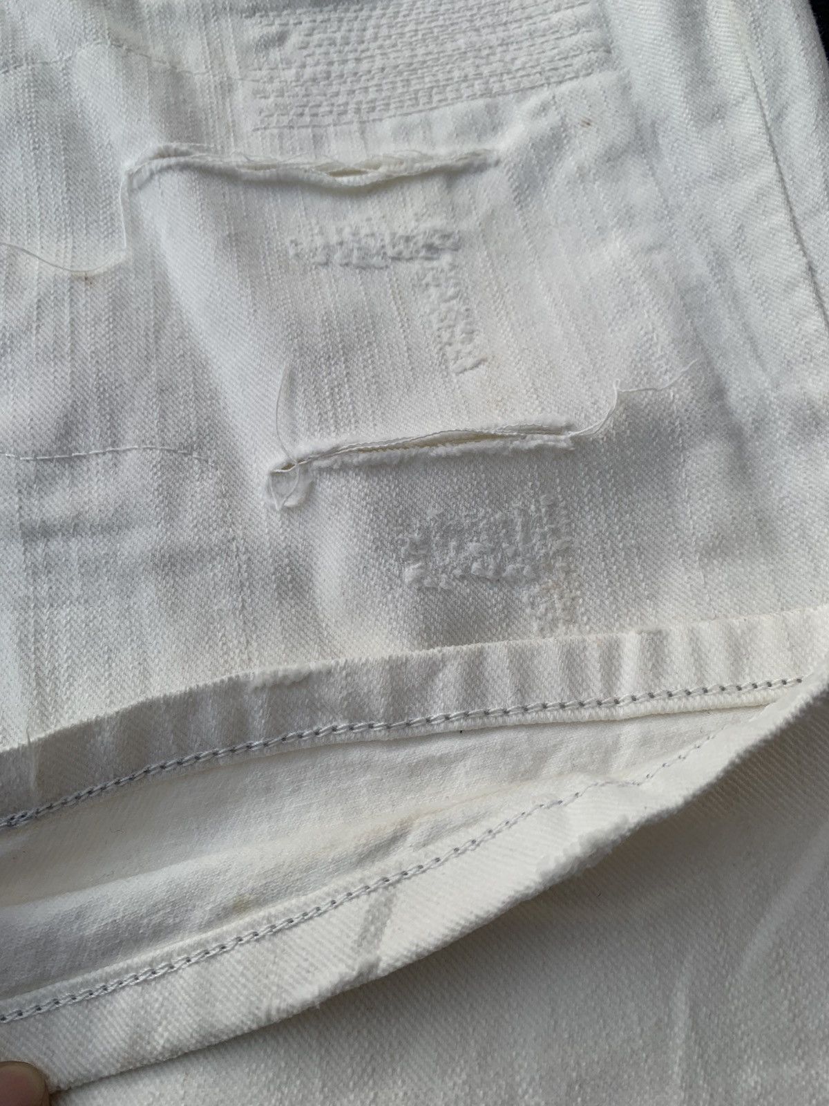 Edwin Archive Edwin XV White Denim Flare Buckle Back Patchwork Size US 30 / EU 46 - 12 Thumbnail
