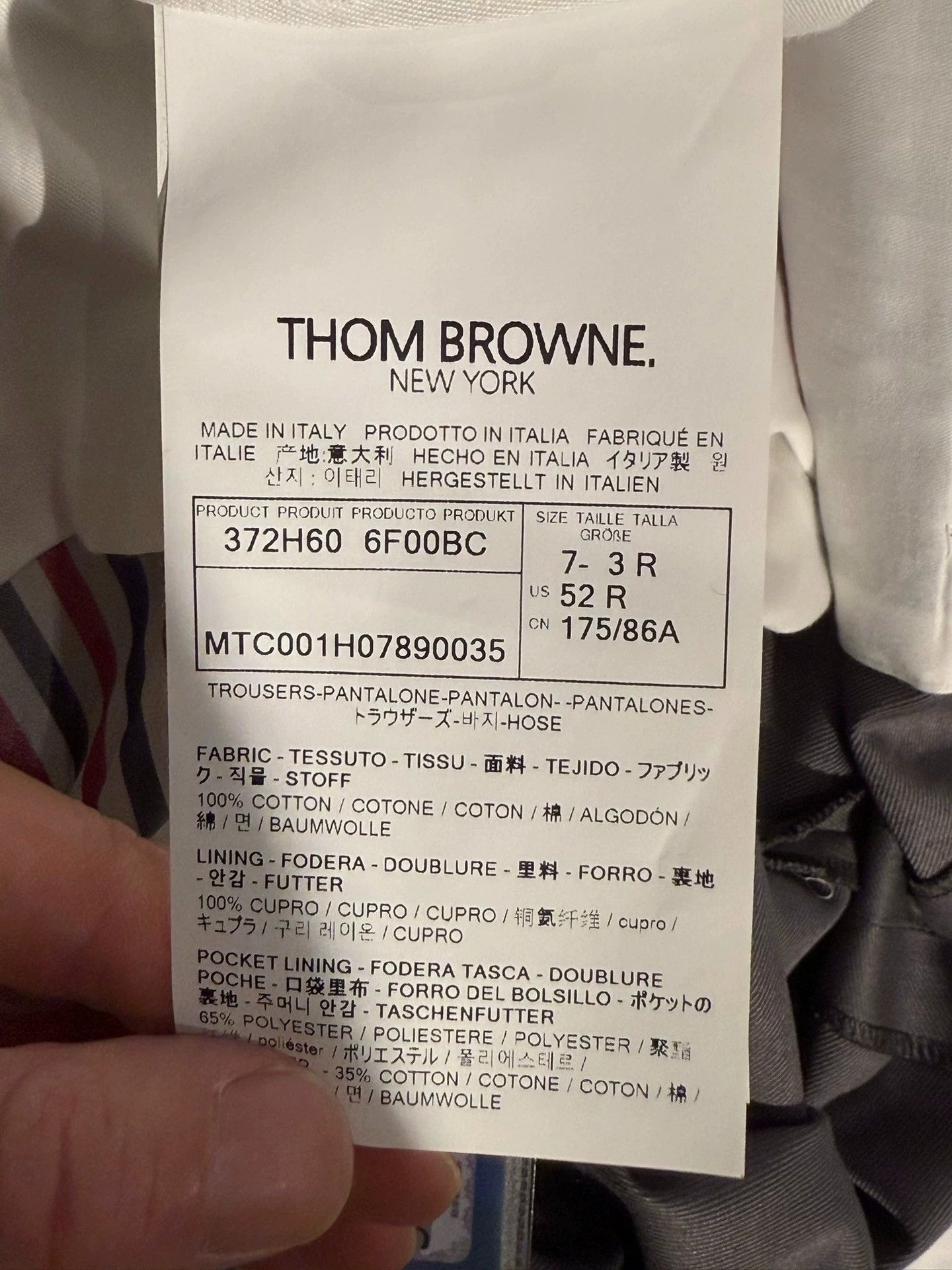 Thom Browne Thom Browne Classic Mid-Grey 4-Bar Chino Pants Size 3 Size US 36 / EU 52 - 5 Thumbnail