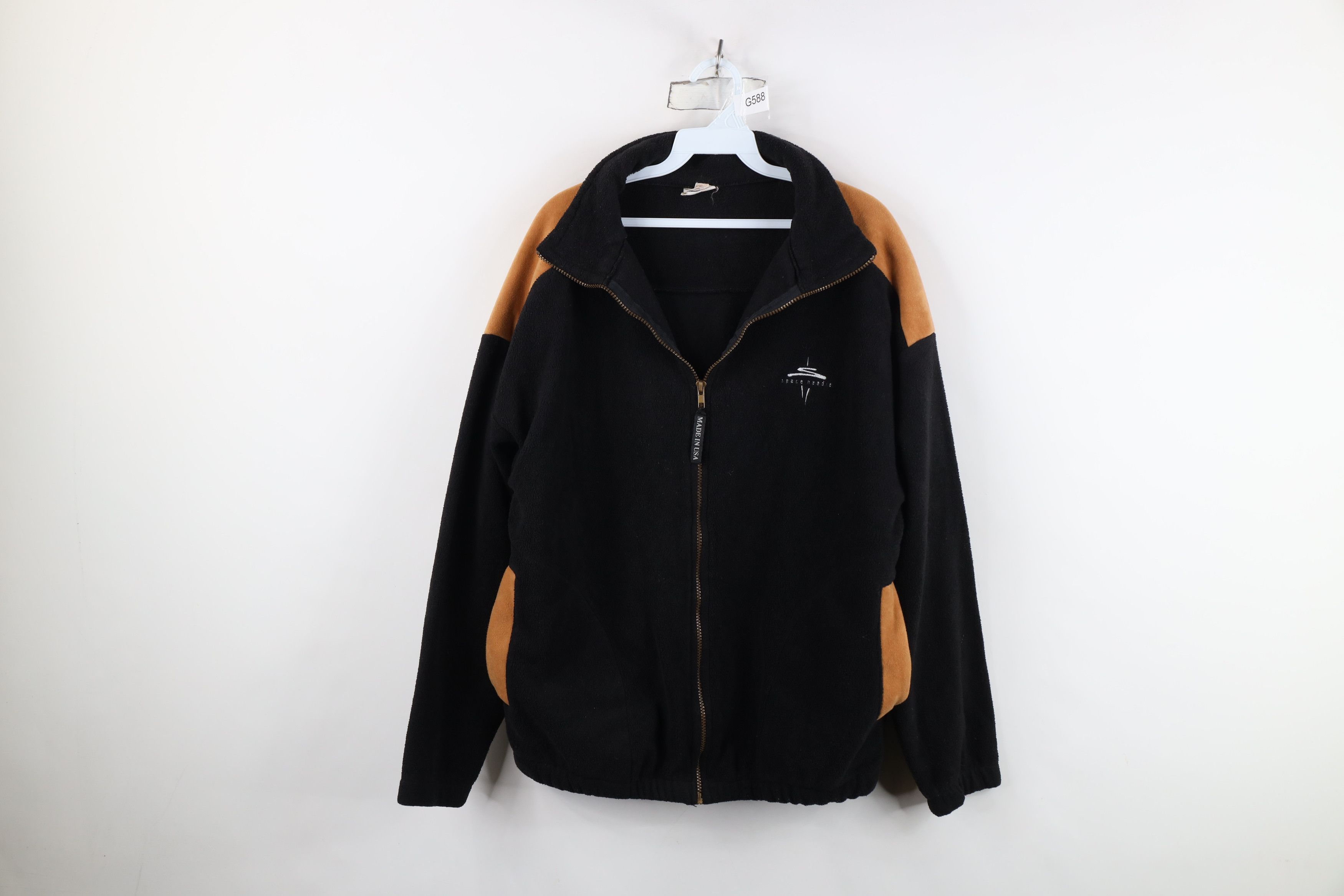 Vintage Vintage 90s Streetwear Needle Seattle Fleece Jacket USA Size L / US 10 / IT 46 - 1 Thumbnail