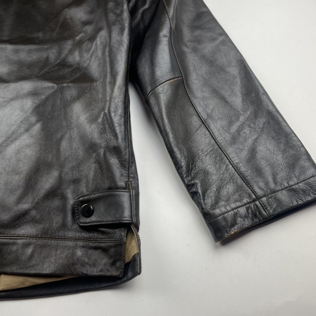Banana Republic VTG 90’s BANANA REPUBLIC MENS TAN SOFT LEATHER JACKET SIZE M Size US M / EU 48-50 / 2 - 18 Thumbnail