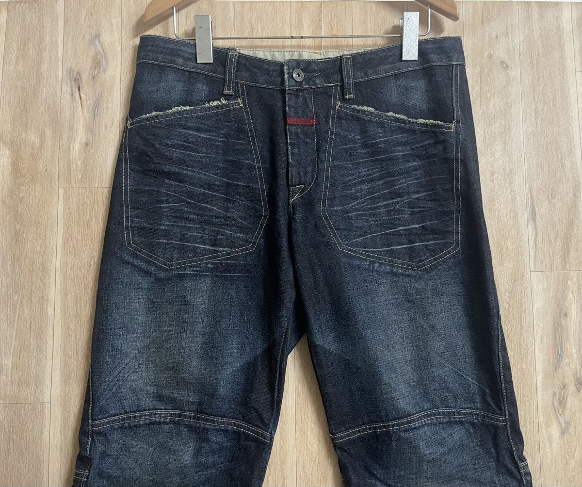 Marithe + Francois Girbaud Marithe + Francois Girbaud Biker Denim W33 L43.5 Rare Punk Size US 33 - 5 Thumbnail