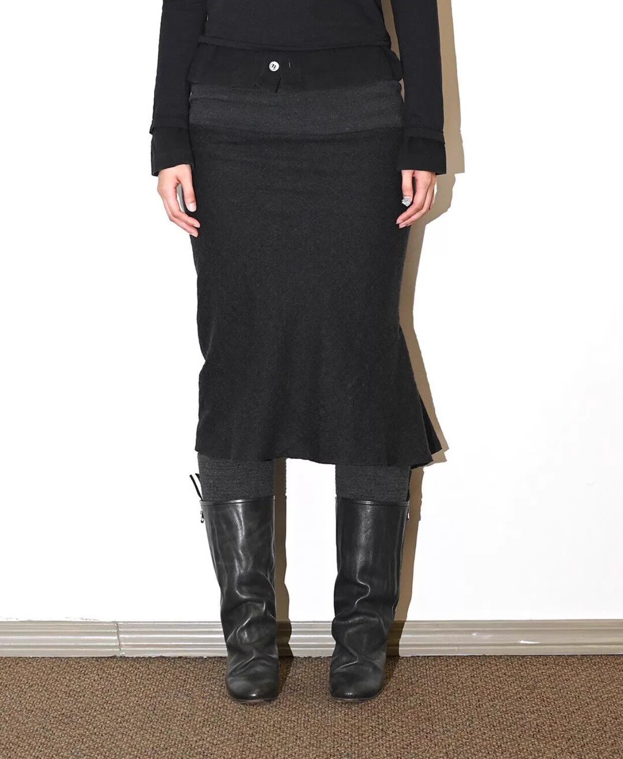 Rick Owens Rick Owens black women's S new skirt Size 26" / US 2 / IT 38 - 2 Thumbnail