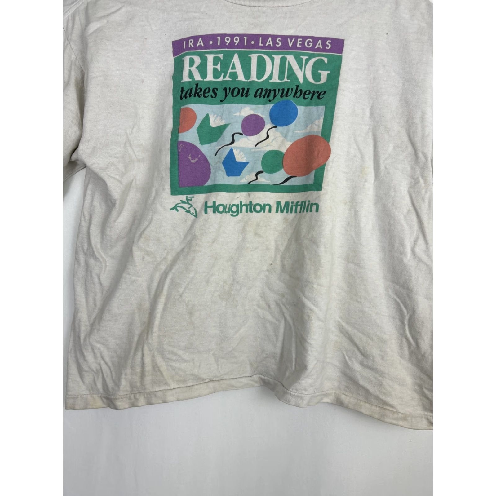 Vintage VINTAGE Four Seasons T-Shirt Men XL White 1991 Las Vegas Reading Cotton Short Sleeve Size US XL / EU 56 / 4 - 5 Thumbnail