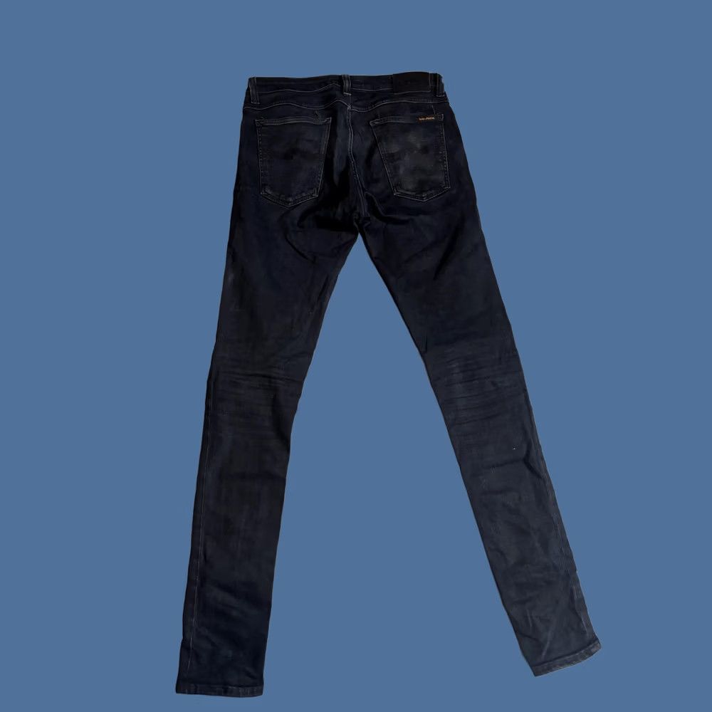 Nudie Jeans Nudie Jeans Co Jeans Mens 34x34 Black Dark Wash Slim Skinny Denim Pants Size US 34 / EU 50 - 1 Thumbnail