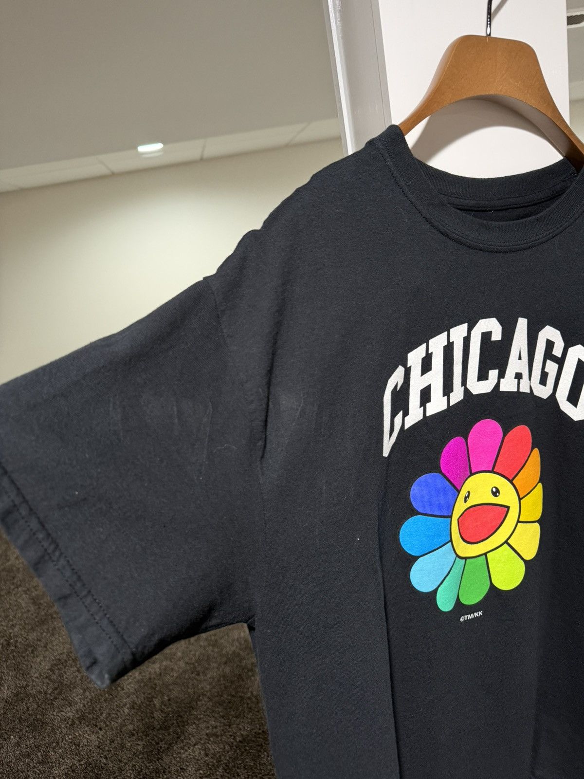 Takashi Murakami Takashi Murakami Chicago Complexcon Flower Black T-Shirt Size US L / EU 52-54 / 3 - 3 Thumbnail