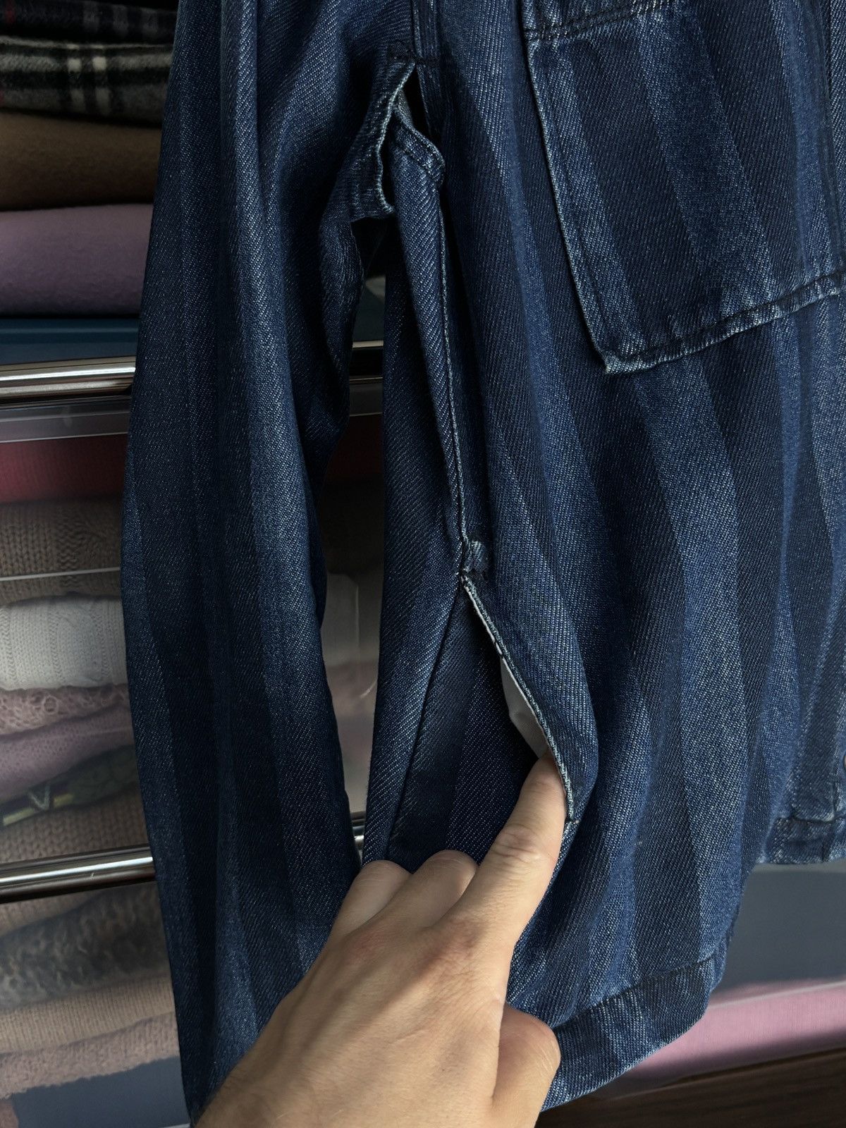 Mads Norgaard Mads Norgaard Oversize Avant Garde Denim Trucker Jacket Acne Size M / US 6-8 / IT 42-44 - 3 Thumbnail