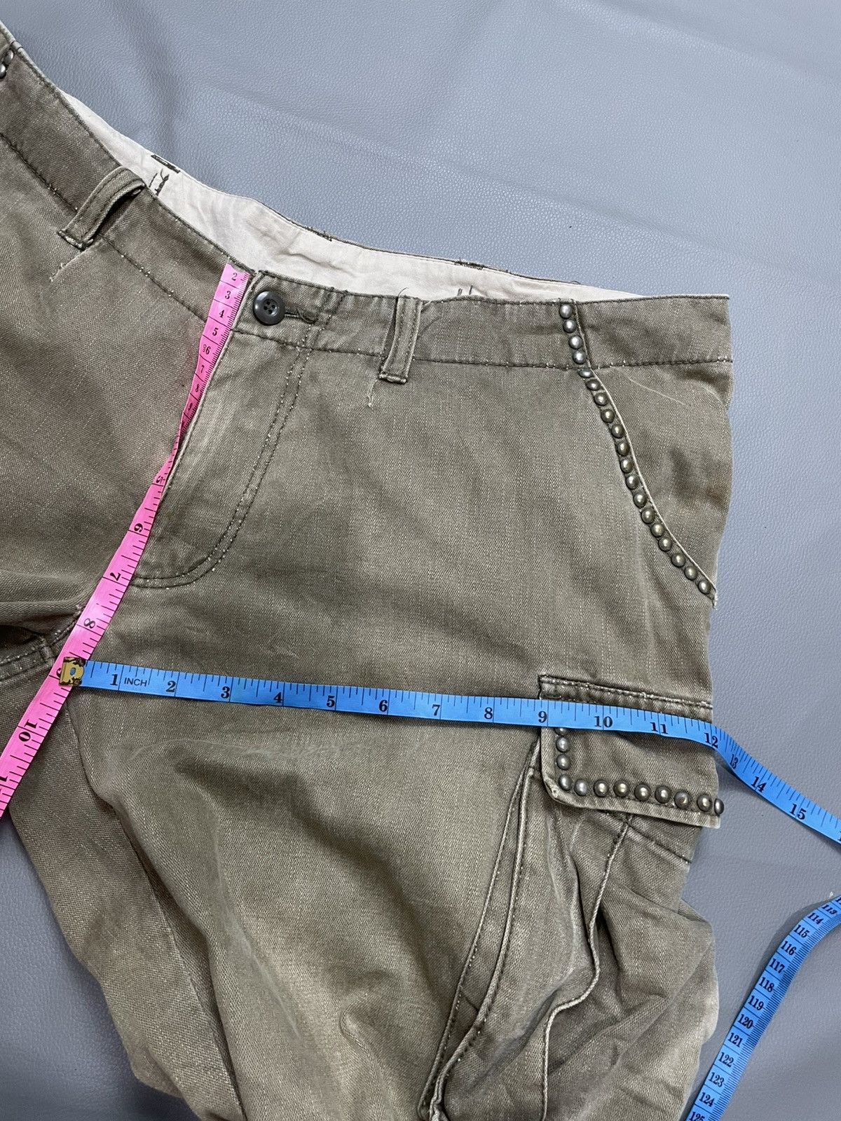 If Six Was Nine Japanese Brand bondage Studded cargo Pants Seditionaries Size US 36 / EU 52 - 9 Thumbnail