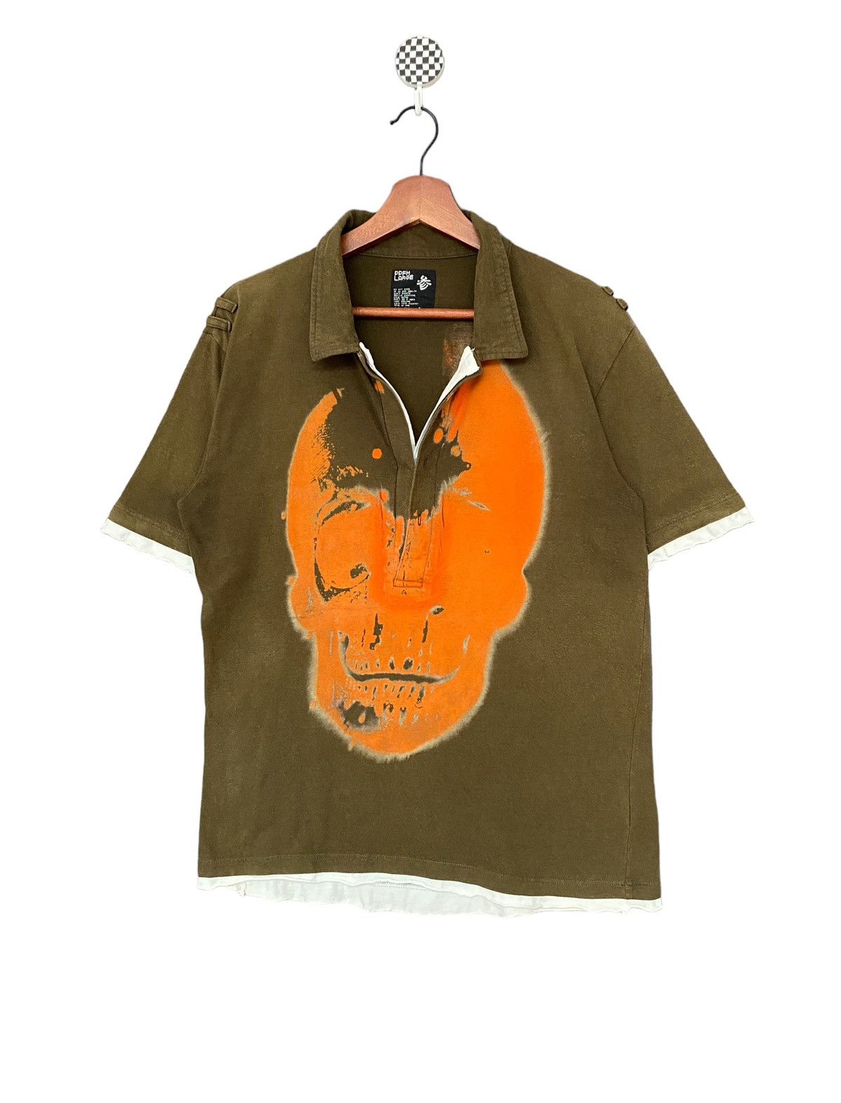 image of Ppfm T-Shirt 1990S in Brown, Men's (Size Large)