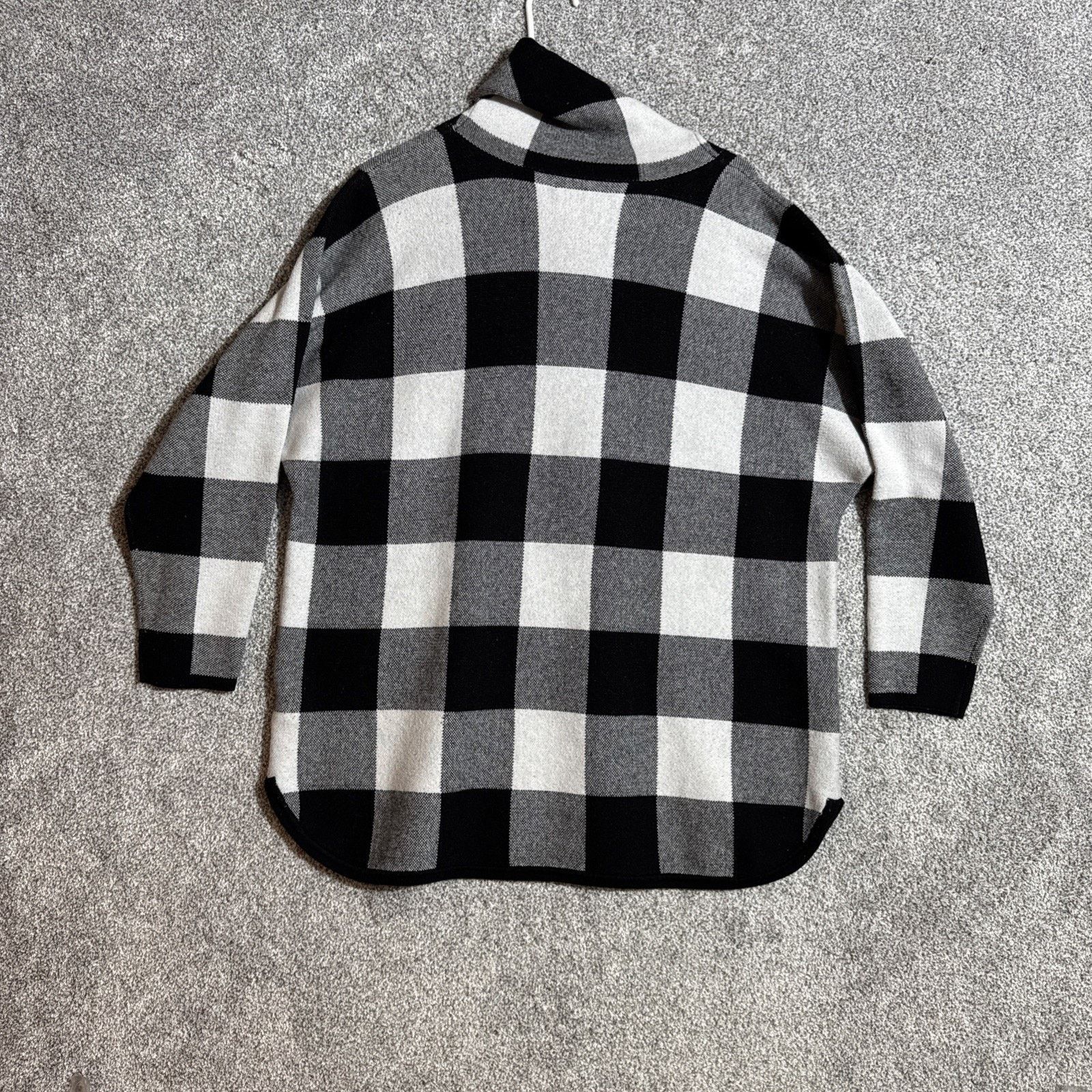 Other Buffalo Plaid Cowl Neck Tunic Sweater Womens 1X Plus Grunge Size XL / US 12-14 / IT 48-50 - 7 Thumbnail