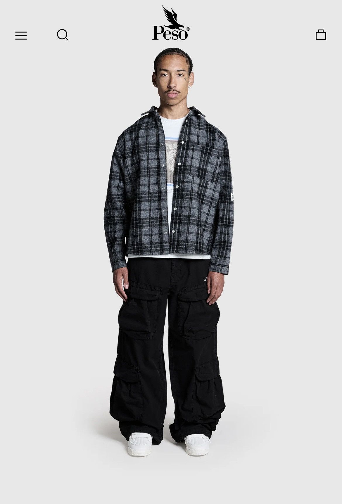 Peso Peso Boulevard Flannel Shirt Size US M / EU 48-50 / 2 - 2 Thumbnail