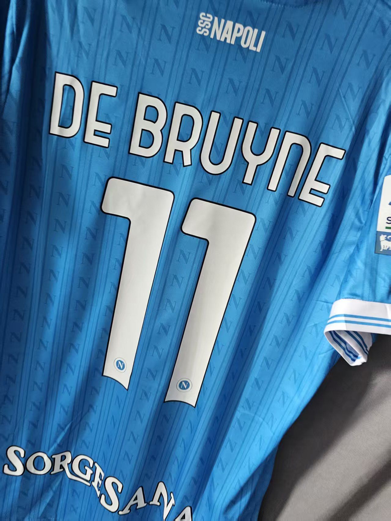 Other 2025 2026 Napoli 11 Kevin De Bruyne Jersey Home Size US M / EU 48-50 / 2 - 3 Thumbnail