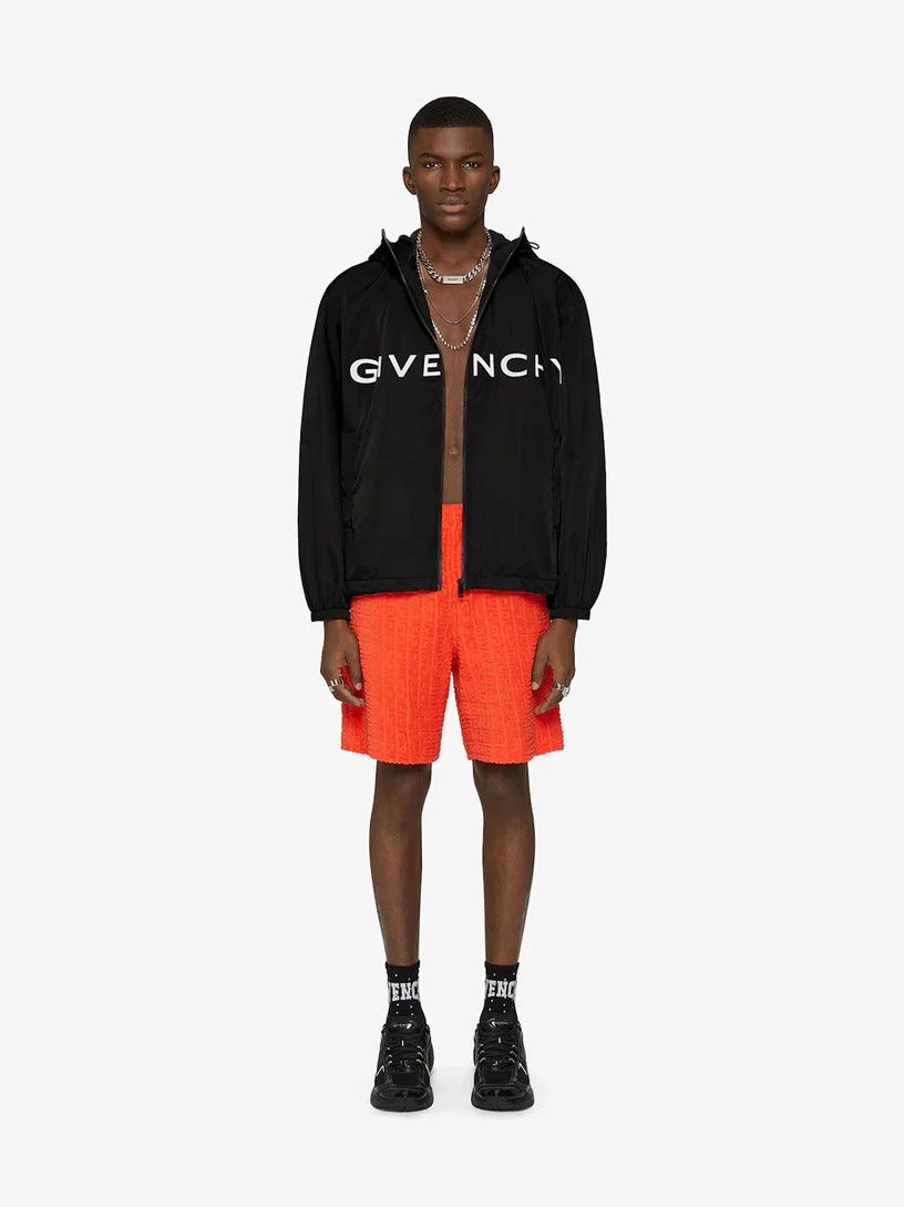 Givenchy o1srvl11e0725 Windbreaker in Technical Fabric in Black Size US L / EU 52-54 / 3 - 2 Thumbnail