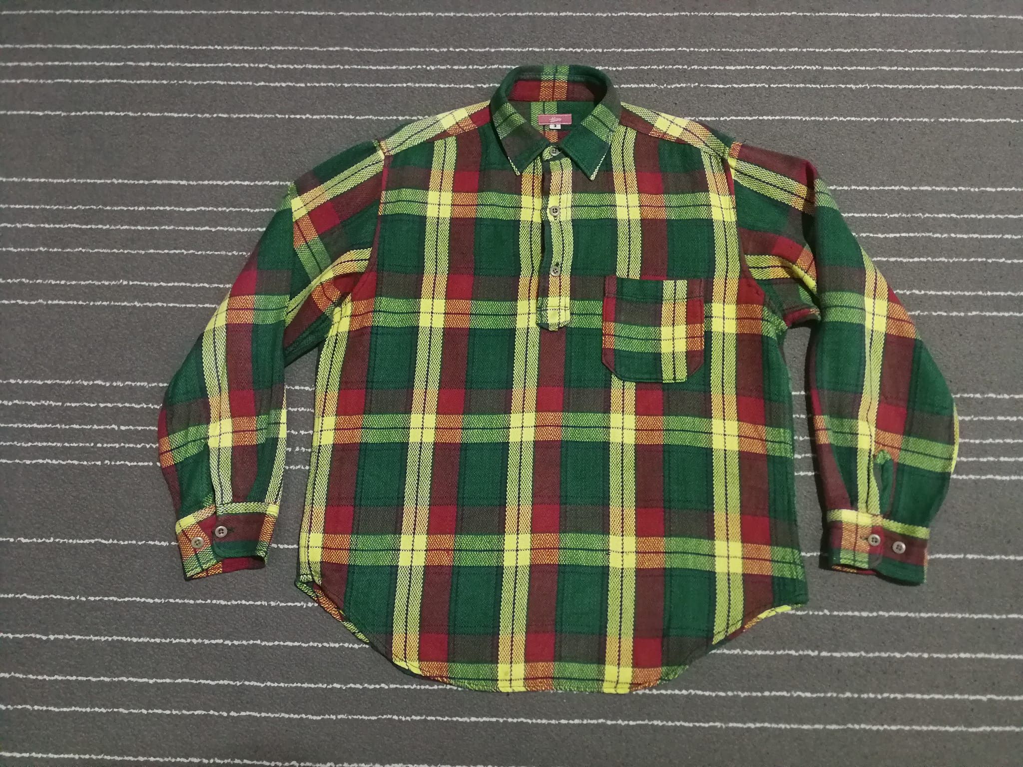 image of 45Rpm x Vintage 45 Rpm Unisex Flannel S, Men's (Size Small)