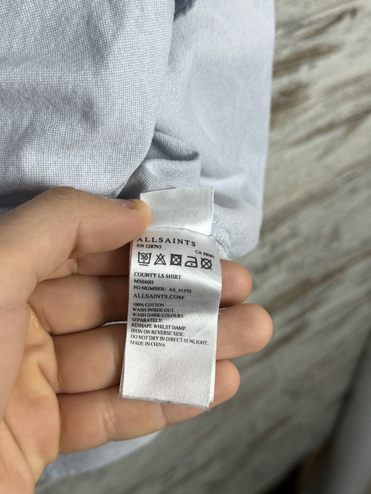 Allsaints Mens Vintage AllSaints COUNTY LS SHIRT button up Japanese Size US L / EU 52-54 / 3 - 13 Thumbnail