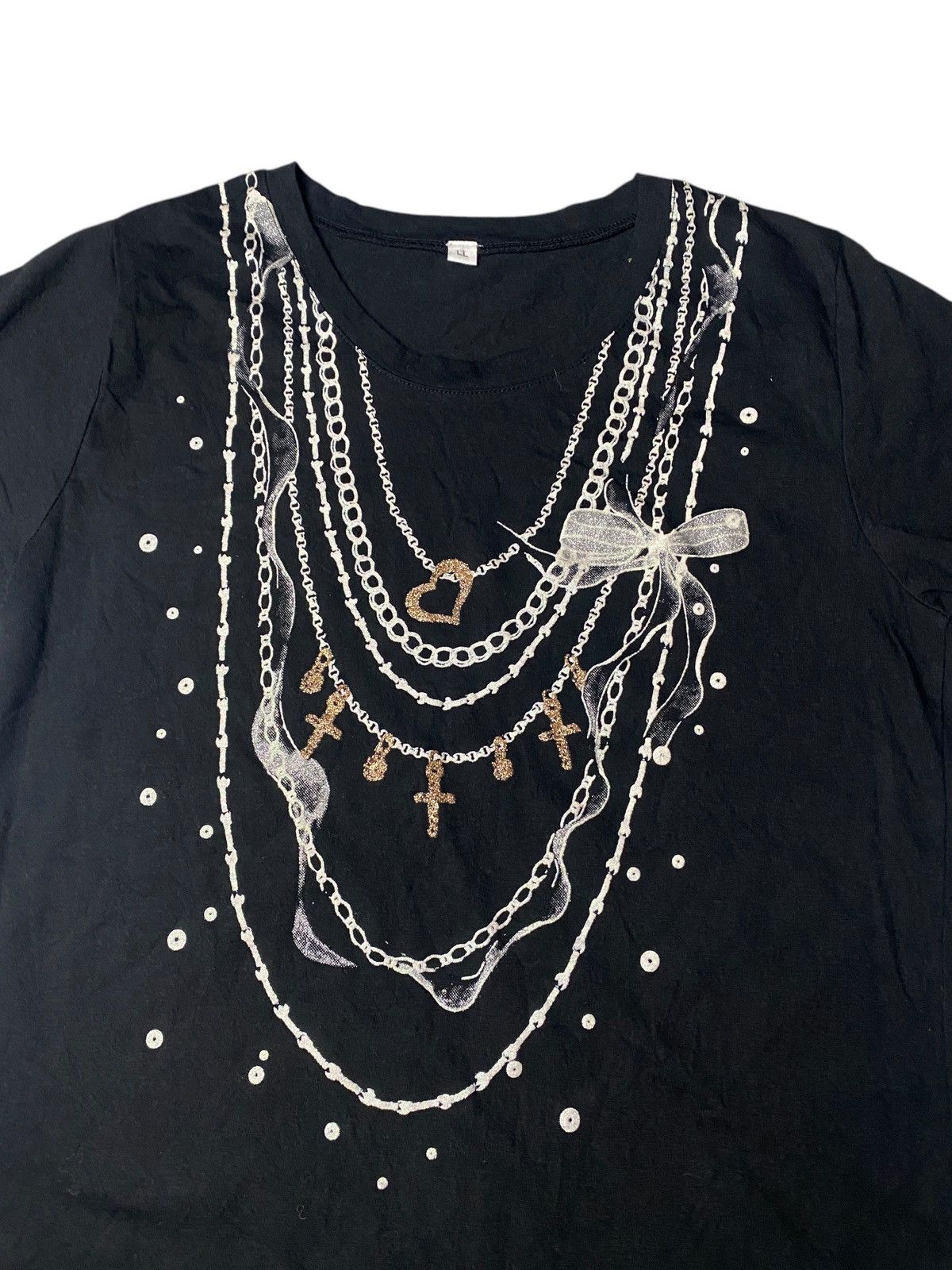 Japanese Brand 2000's Japanese Cross Necklace lgb style Shirt Size US S / EU 44-46 / 1 - 2 Thumbnail