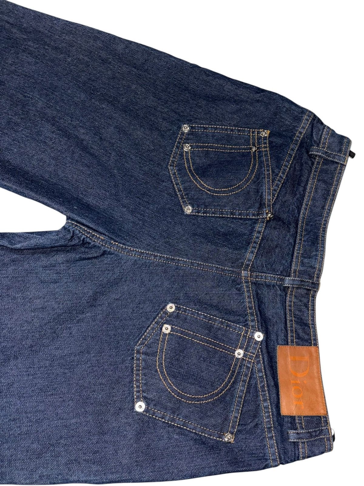 Dior 36 Christian Dior By John Galliano Bootcut Flare Jeans Denim Size US 36 / EU 52 - 4 Thumbnail