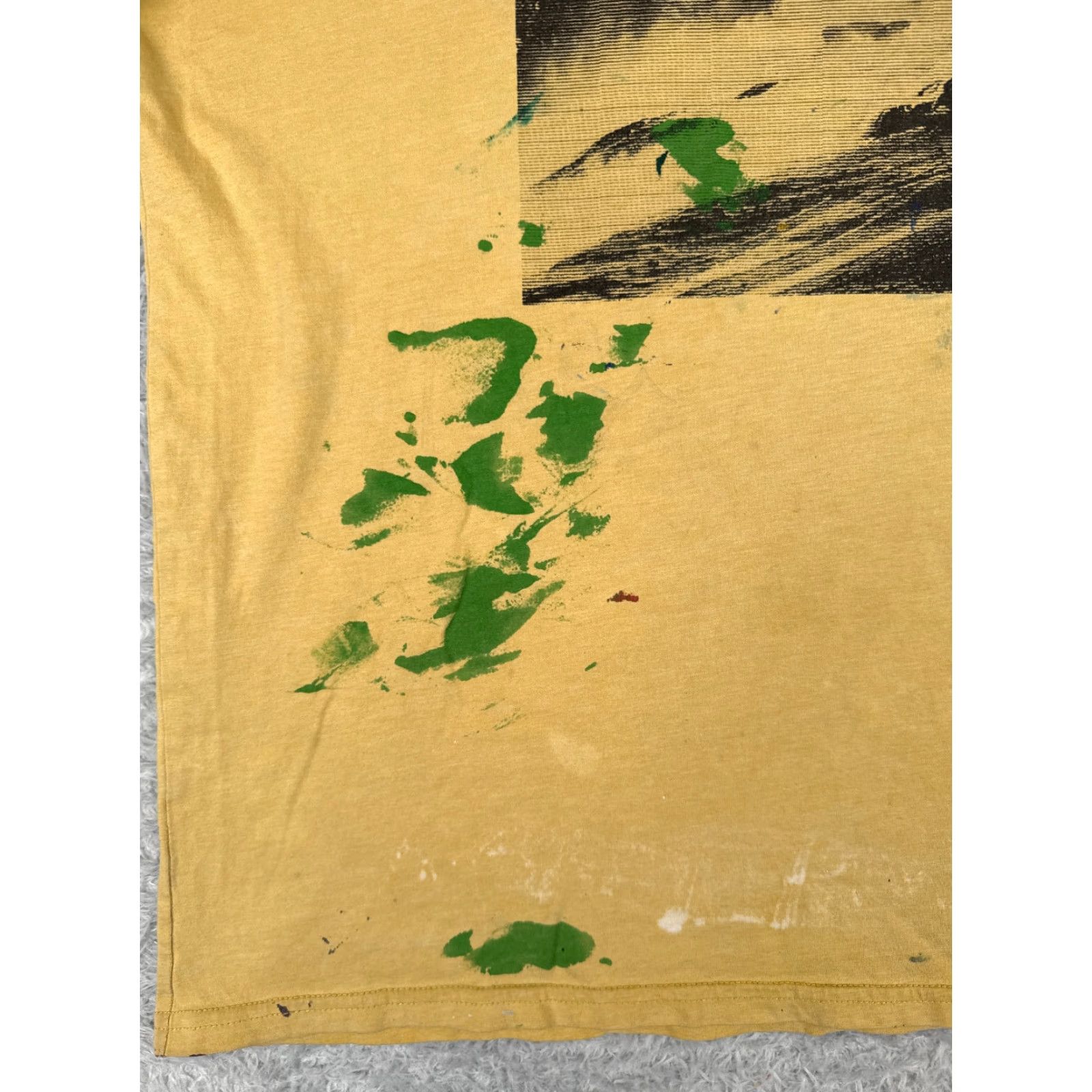 The North Face The North Face Shirt Men Large Yellow Short Sleeve Crew Neck Cotton Blend Artist Size US L / EU 52-54 / 3 - 7 Thumbnail