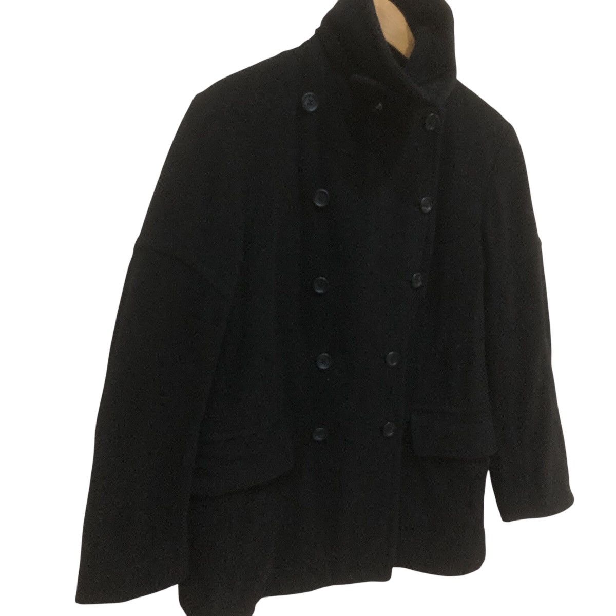 Dries Van Noten Wool Double Breast Peacoat Size XS / US 0-2 / IT 36-38 - 3 Thumbnail