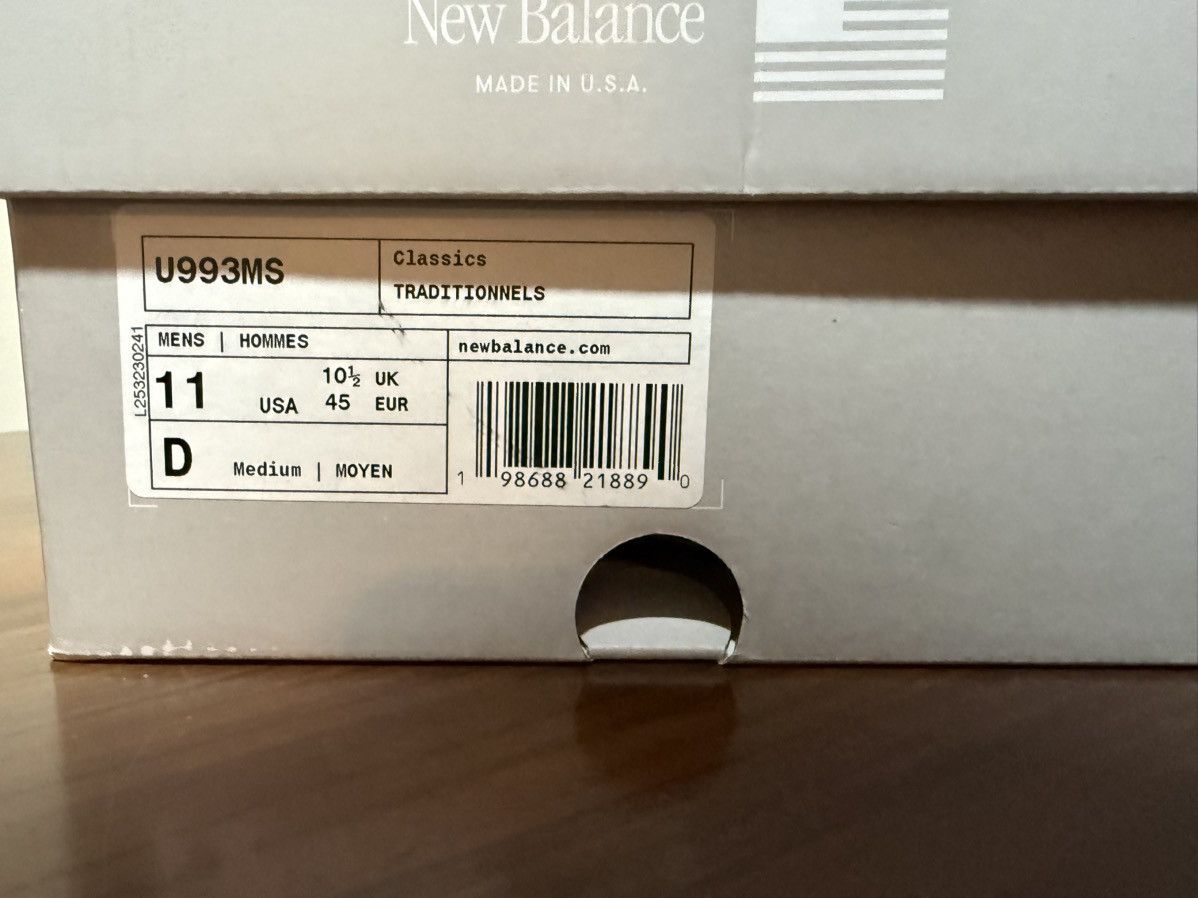 Kith × New Balance Kith & New Balance for Madison Square Garden Made in USA 993 Size US 11 / EU 44 - 9 Thumbnail