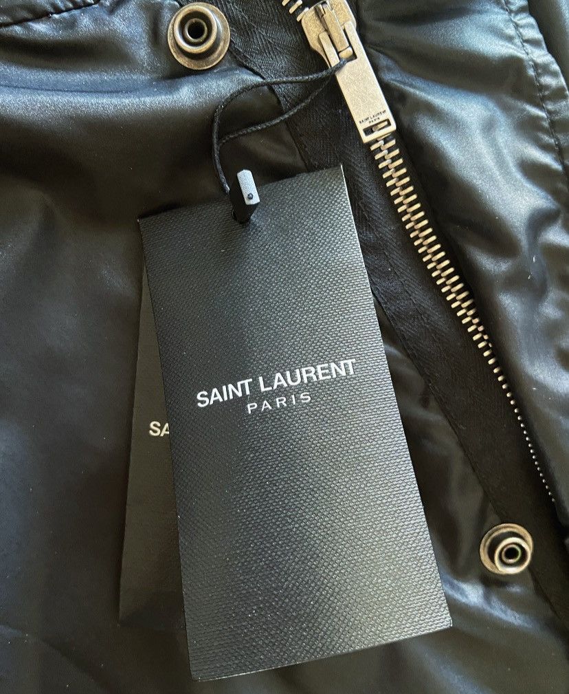 Saint Laurent Paris Saint Laurent Paris - Nylon Hooded Parka Windbreaker (Patch) Size US XL / EU 56 / 4 - 5 Thumbnail