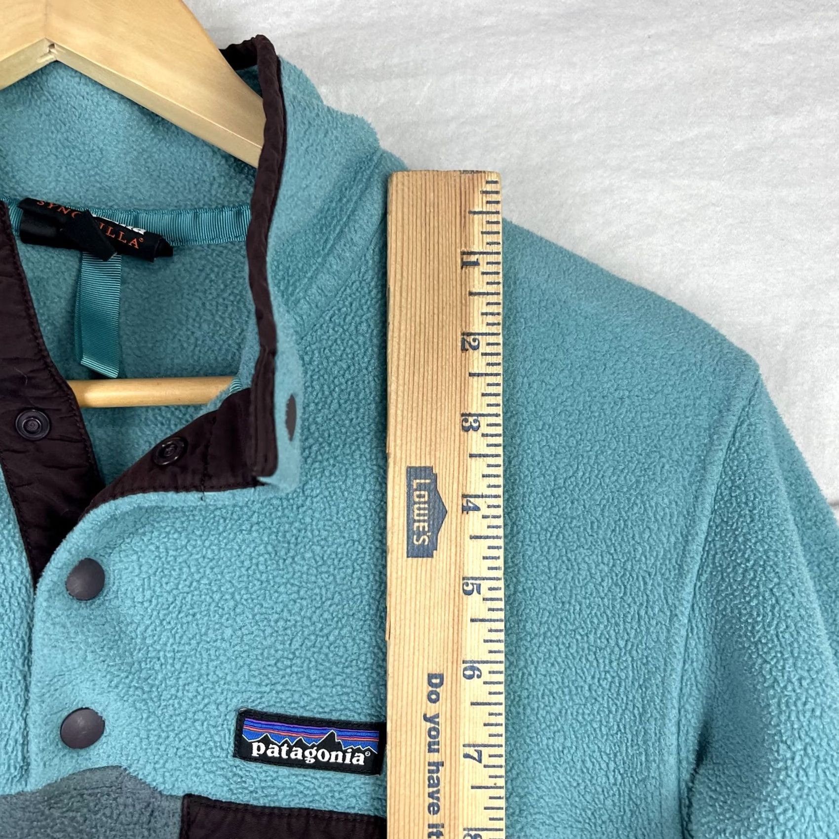 Patagonia Patagonia Sweater Womens Small Blue Synchilla Snap-T The Conservation Alliance Shirt Size S / US 4 / IT 40 - 6 Thumbnail