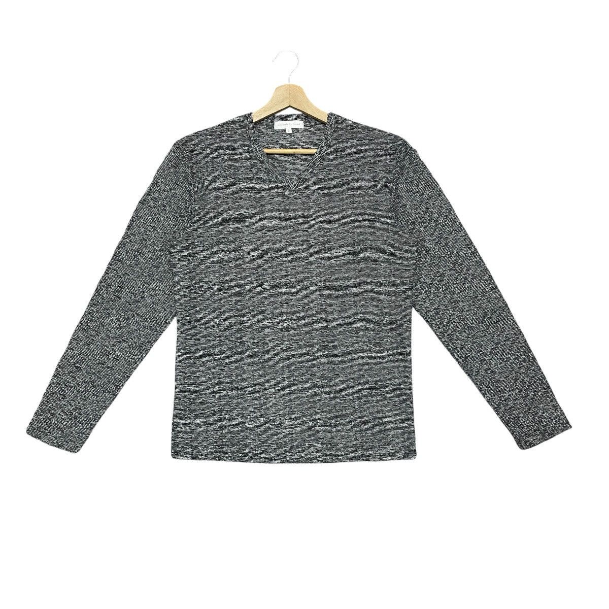 In The Attic Growth by Grail Y2k Salt & Pepper Textured Knit Top Sweater Size US L / EU 52-54 / 3 - 1 Thumbnail