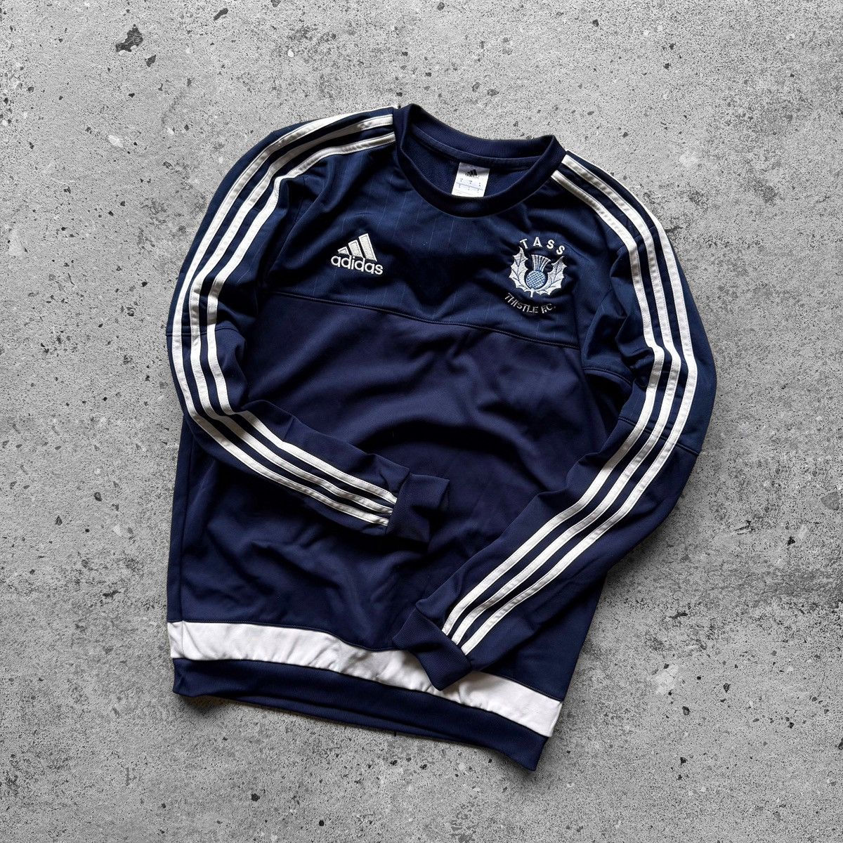 Adidas Adidas Mens TASS Thistle FC Football Training Sweatshirt Size US S / EU 44-46 / 1 - 3 Thumbnail