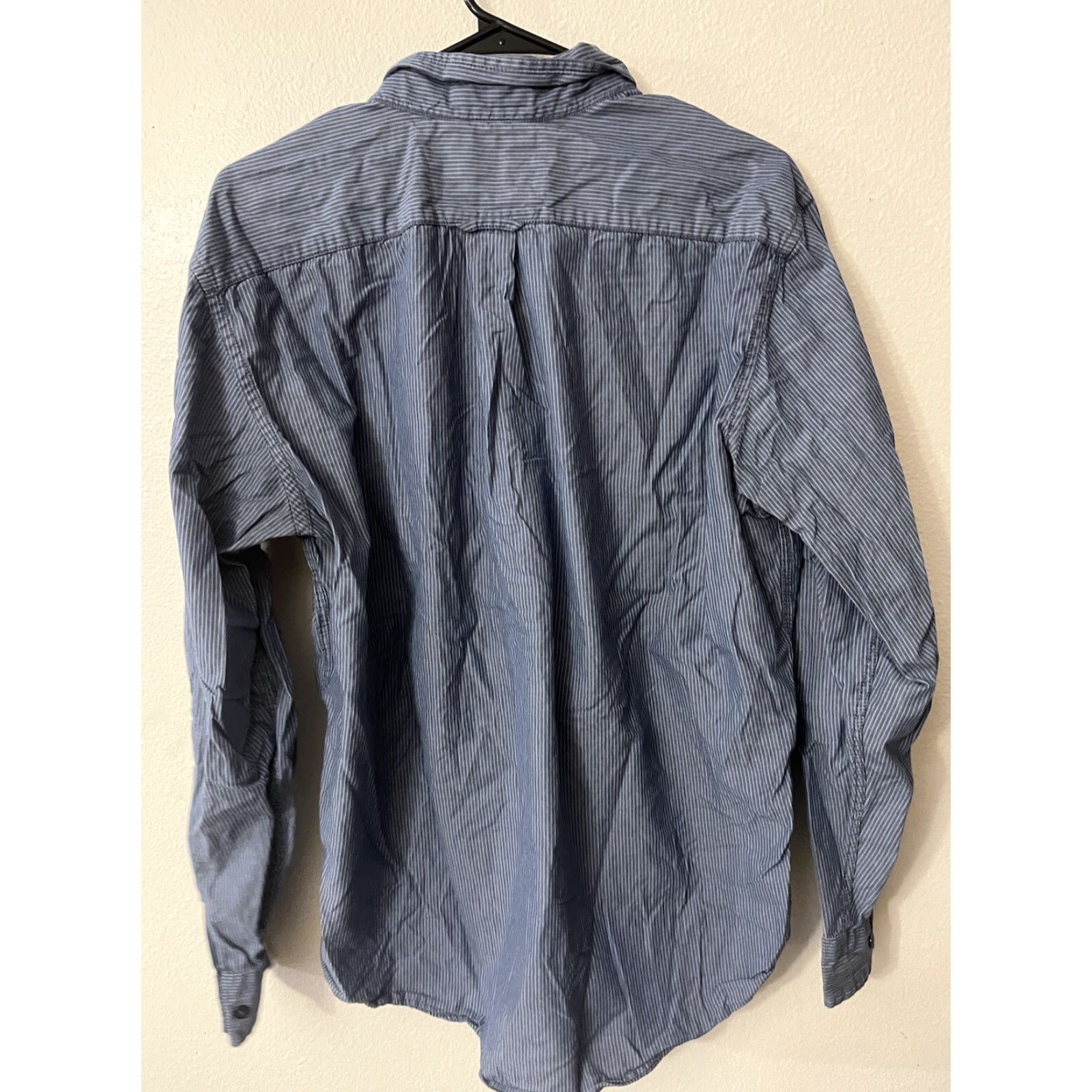 Nautica VINTAGE Nautica Button-Down Shirt Sea Voyage Long Sleeve Cotton Blue Large Men Size US L / EU 52-54 / 3 - 2 Thumbnail