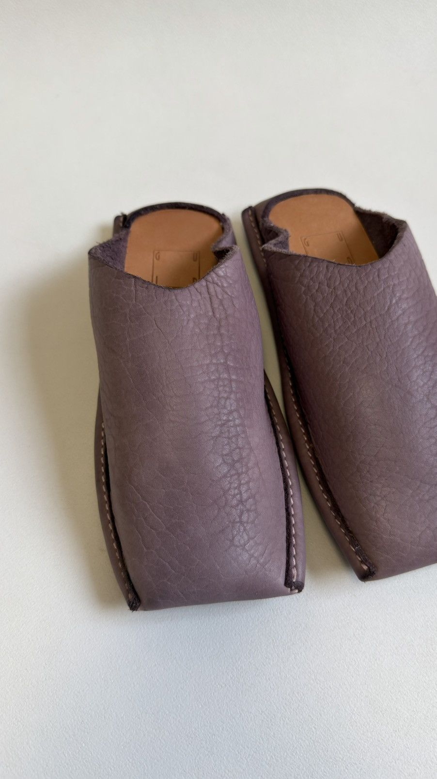 Guidi ‘Violet Bison Leather’ Mule Shoes Size US 8 / IT 38 - 5 Thumbnail