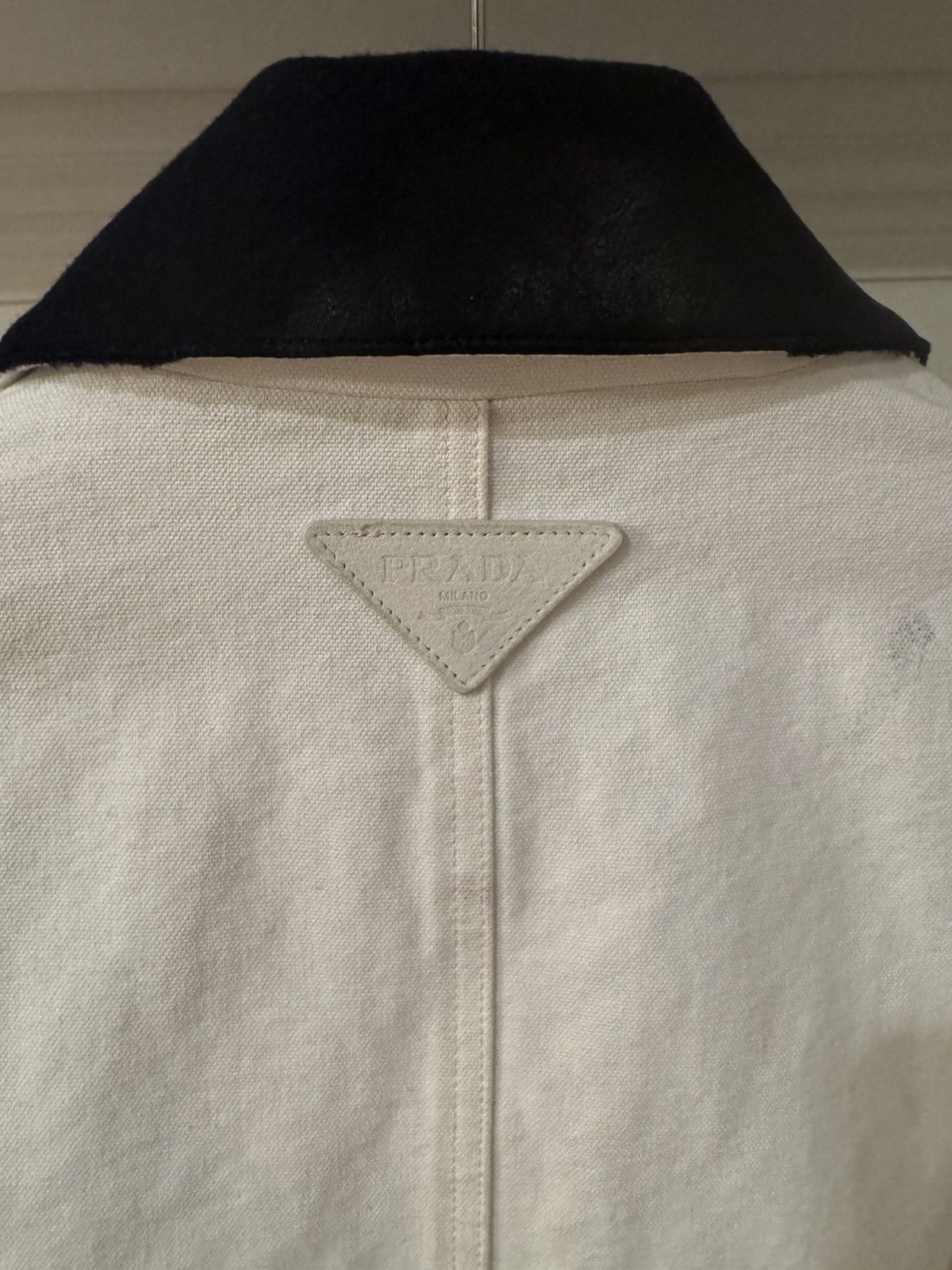 Prada Prada White Cotton Jacket Size US S / EU 44-46 / 1 - 3 Thumbnail